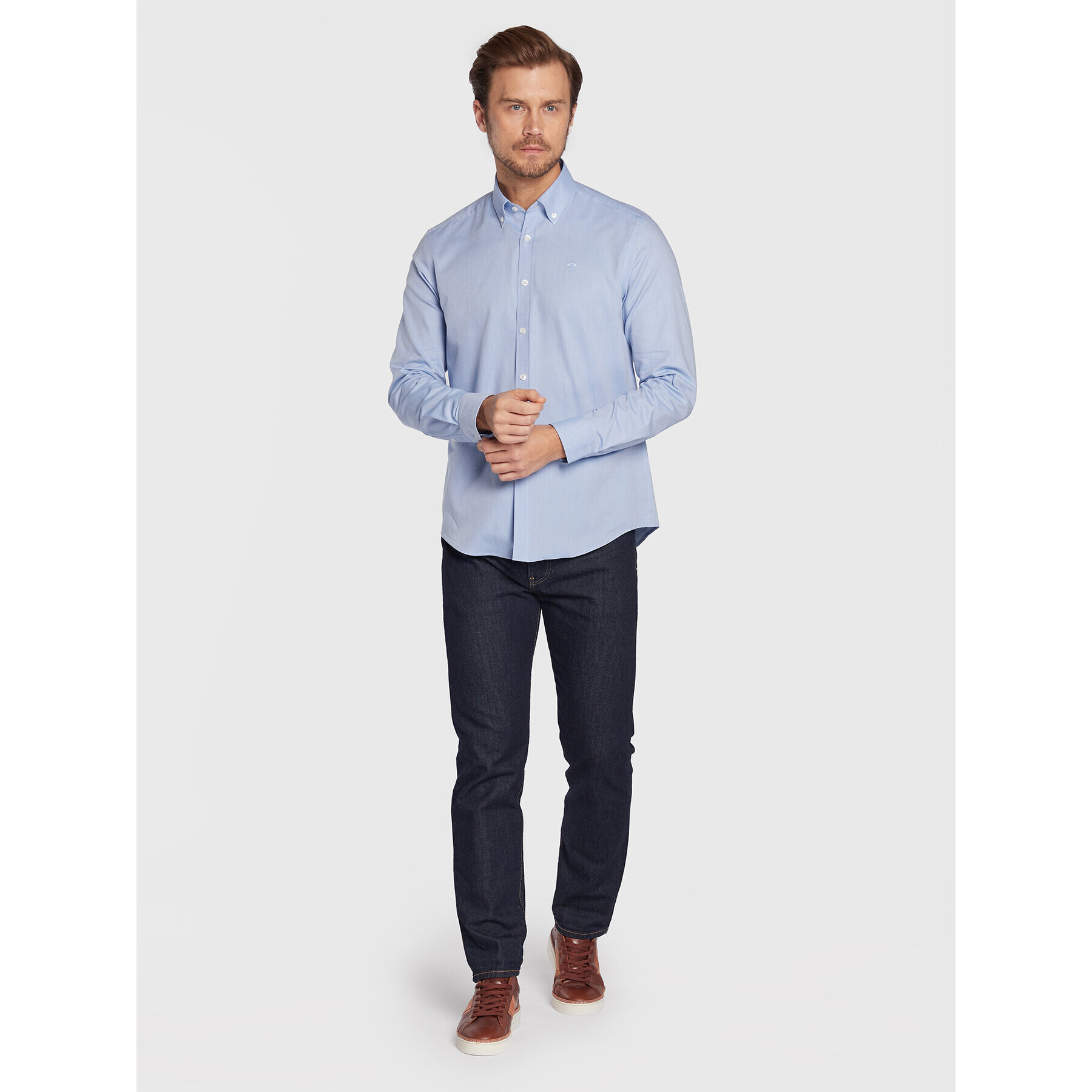 North Sails Риза Oxford 664209 Син Regular Fit - Pepit.bg