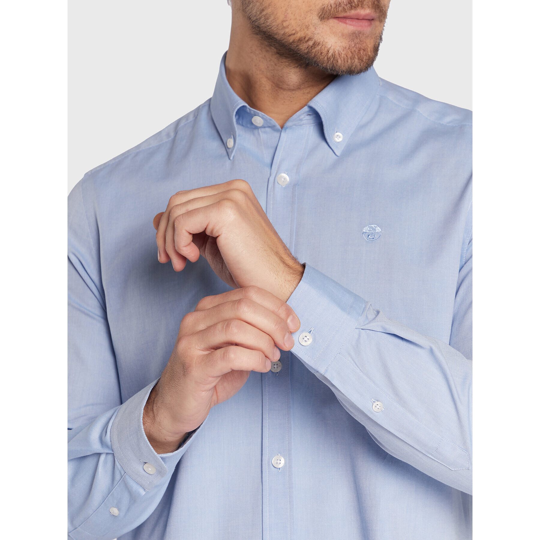 North Sails Риза Oxford 664209 Син Regular Fit - Pepit.bg