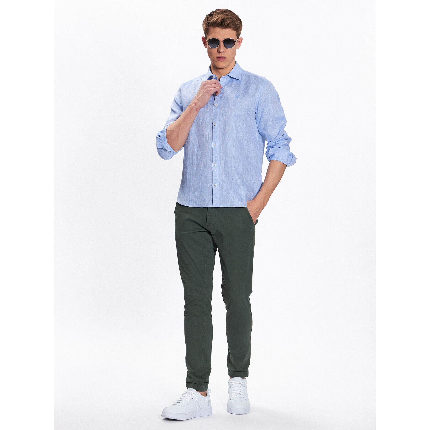 North Sails Риза Spread 664114 Син Regular Fit - Pepit.bg