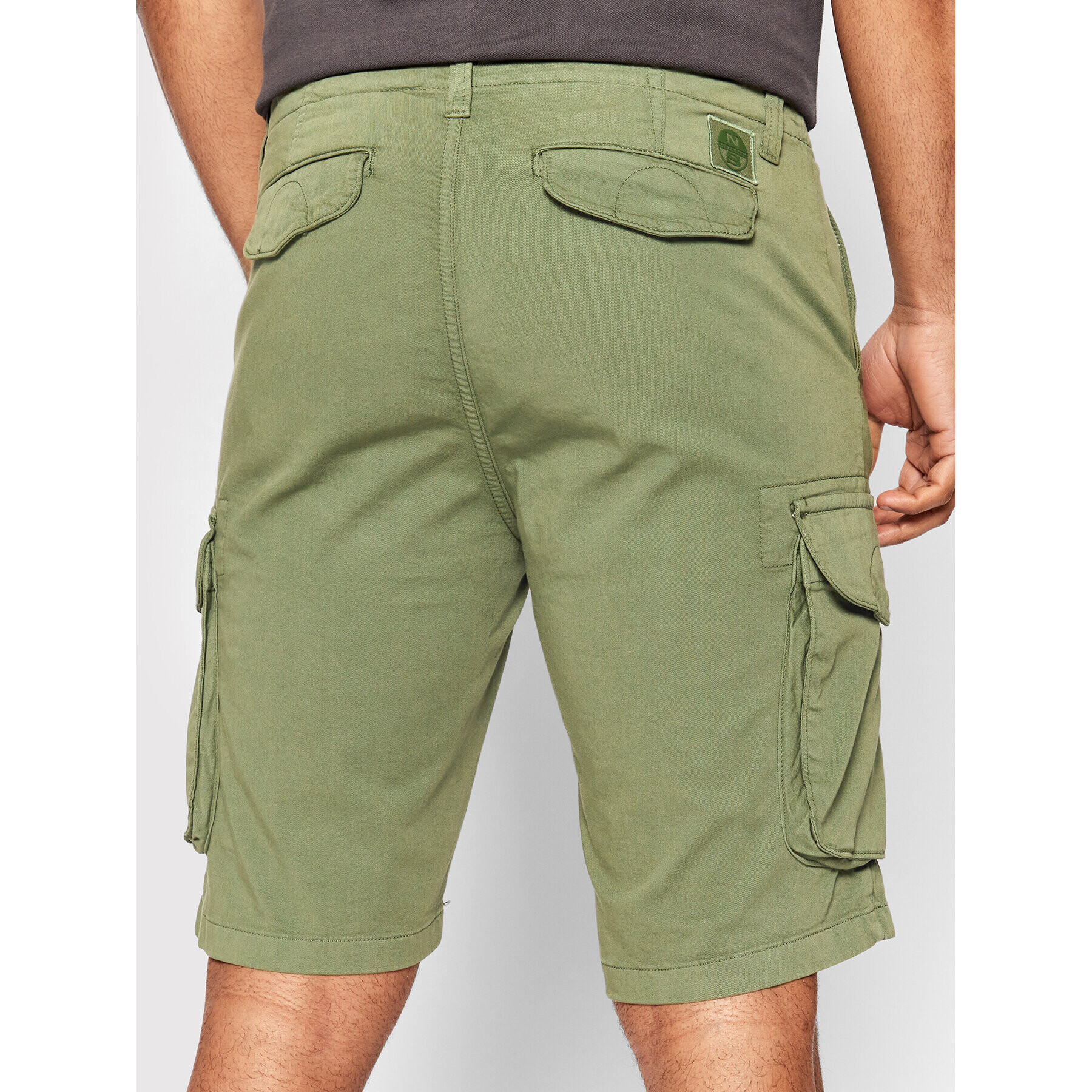 North Sails Шорти от плат Ranger 1937 672952 Зелен Regular Fit - Pepit.bg