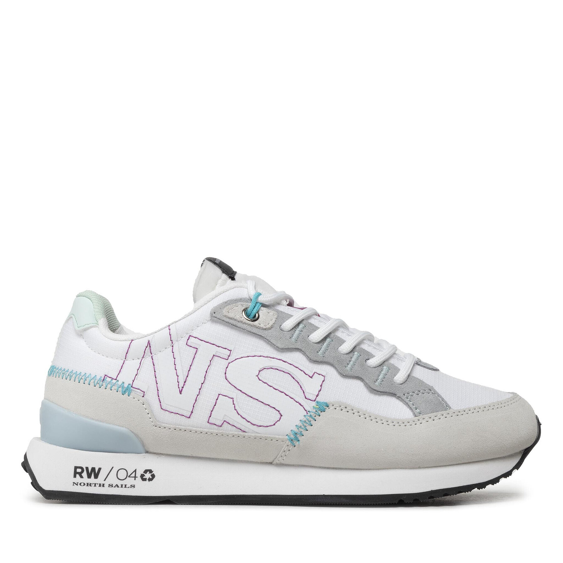 North Sails Сникърси Hitch RW-04 Brink 061 Бял - Pepit.bg