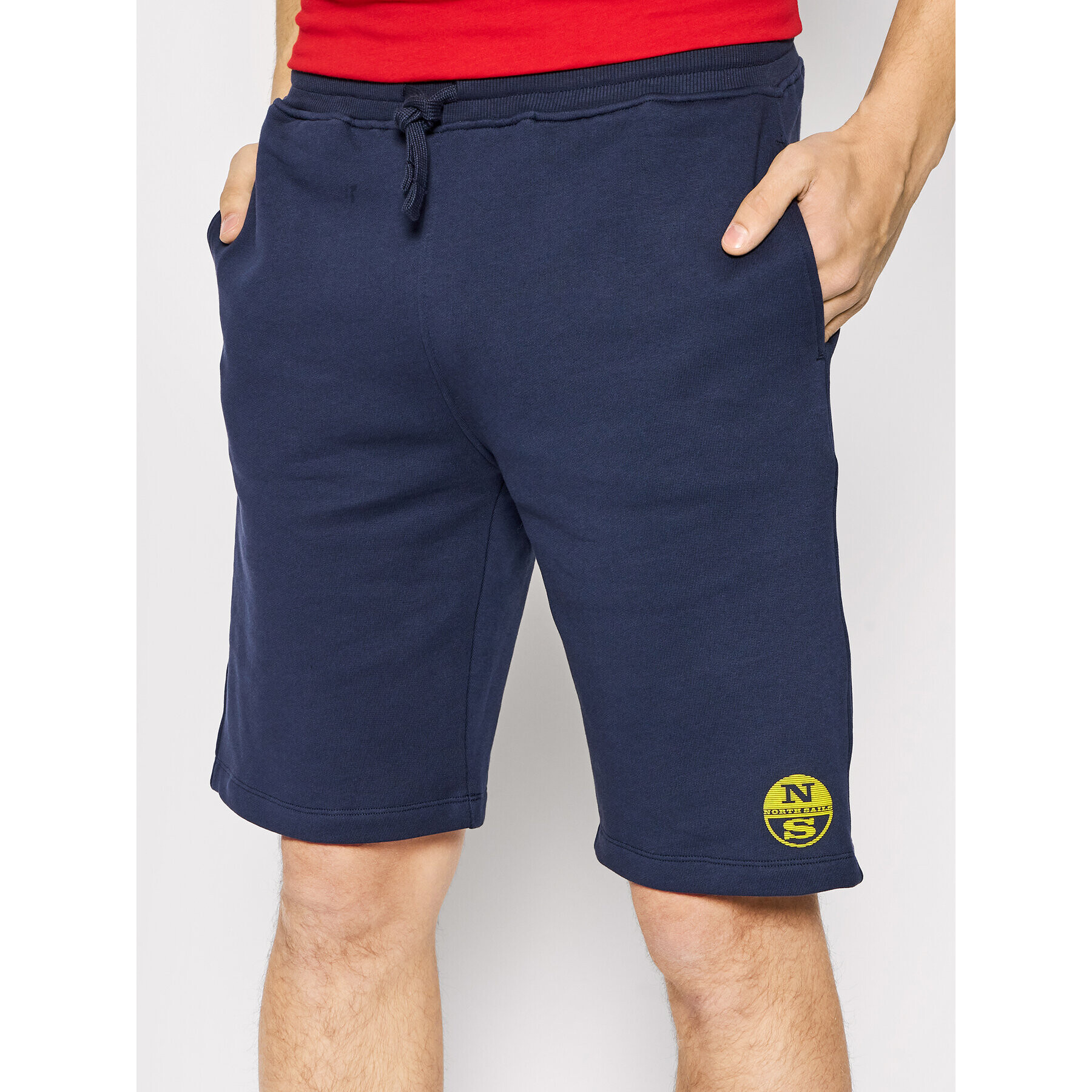 North Sails Спортни шорти Graphic 672929 Тъмносин Regular Fit - Pepit.bg