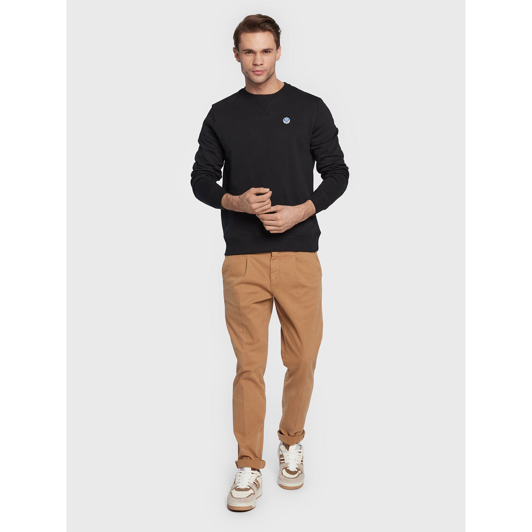North Sails Суитшърт 691028 Черен Regular Fit - Pepit.bg