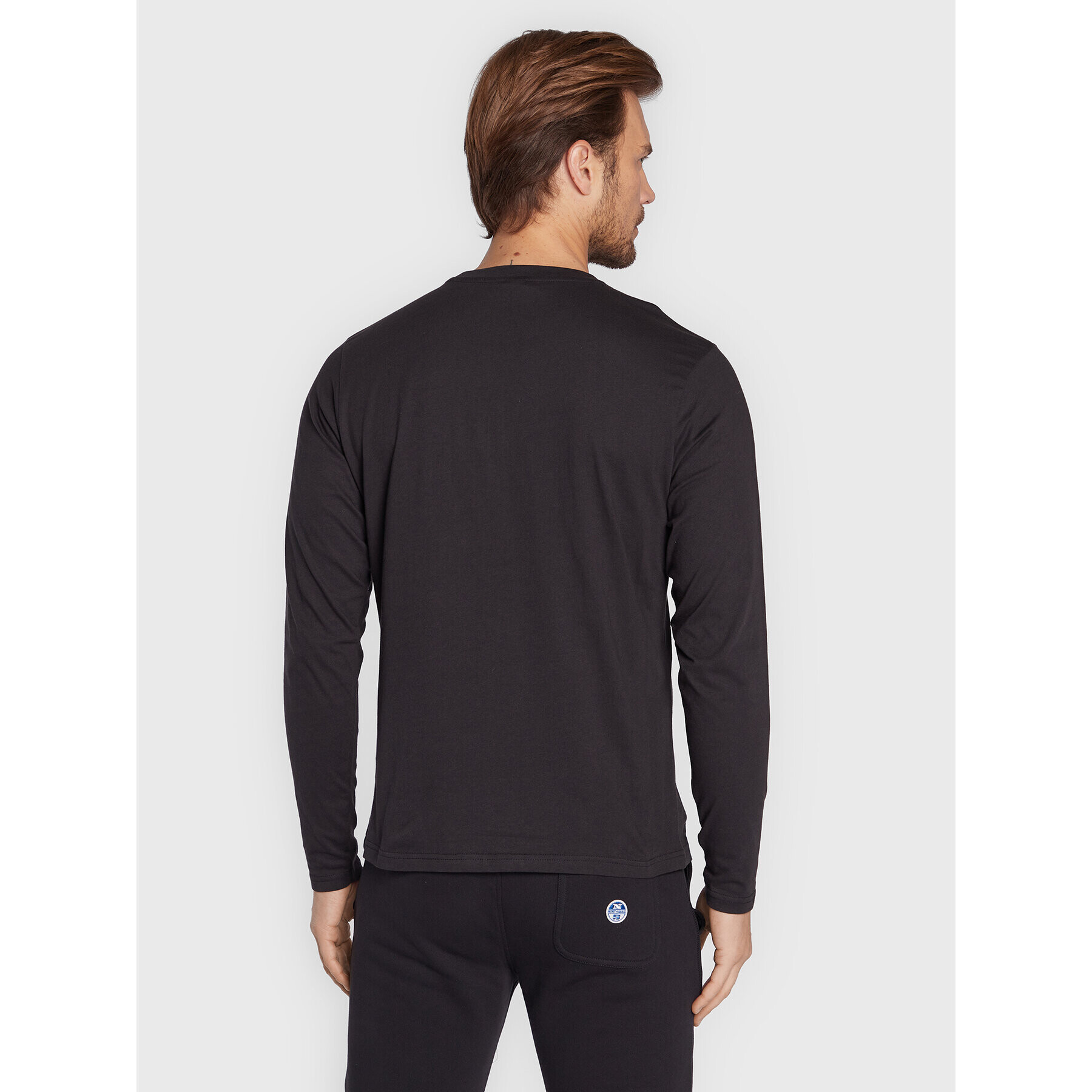 North Sails Тениска с дълъг ръкав 692813 Черен Regular Fit - Pepit.bg