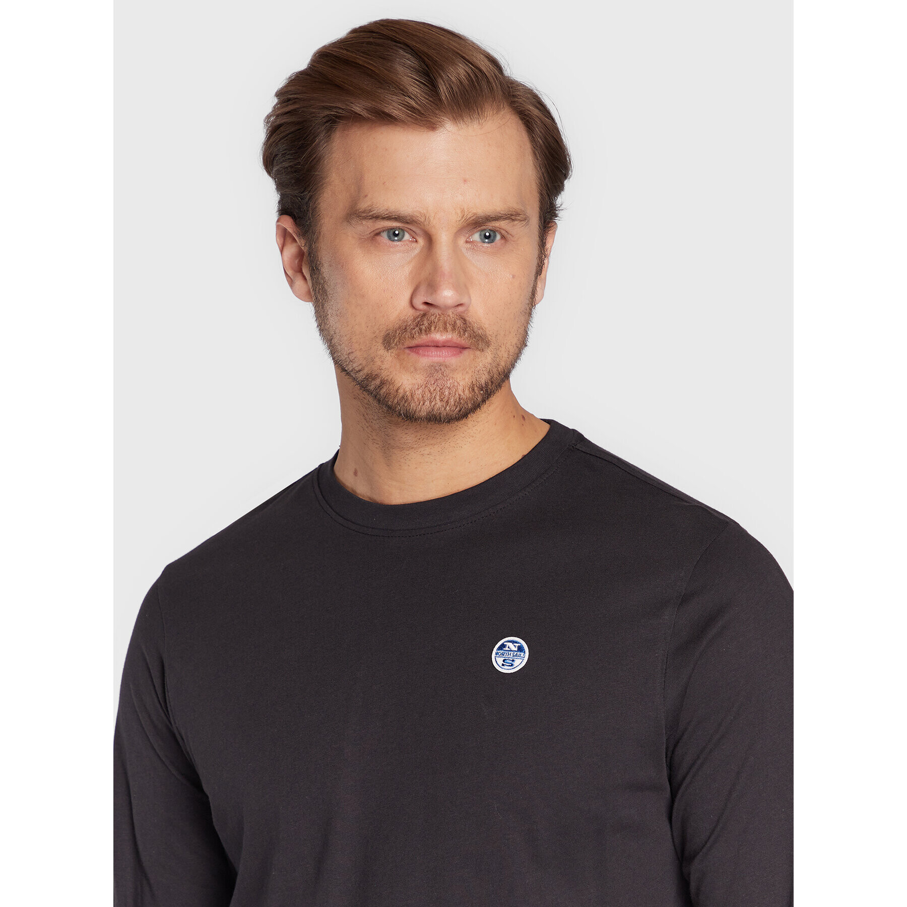North Sails Тениска с дълъг ръкав 692813 Черен Regular Fit - Pepit.bg