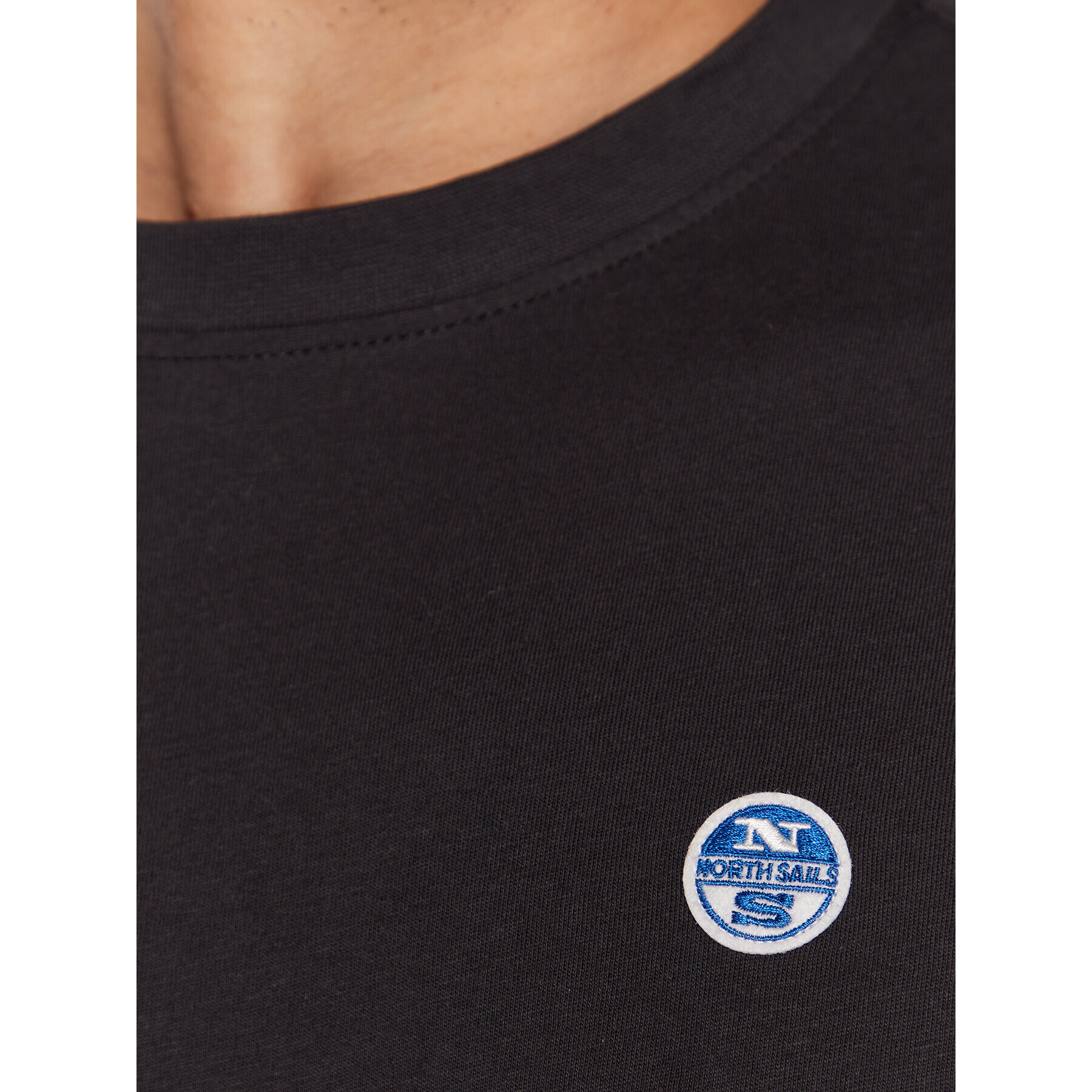 North Sails Тениска с дълъг ръкав 692813 Черен Regular Fit - Pepit.bg