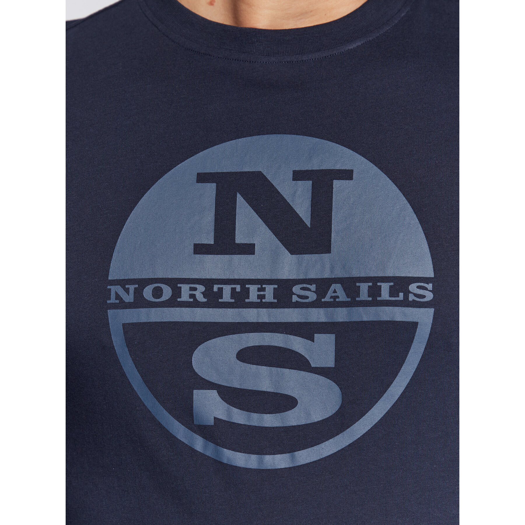 North Sails Тениска с дълъг ръкав Graphic 692816 Тъмносин Regular Fit - Pepit.bg