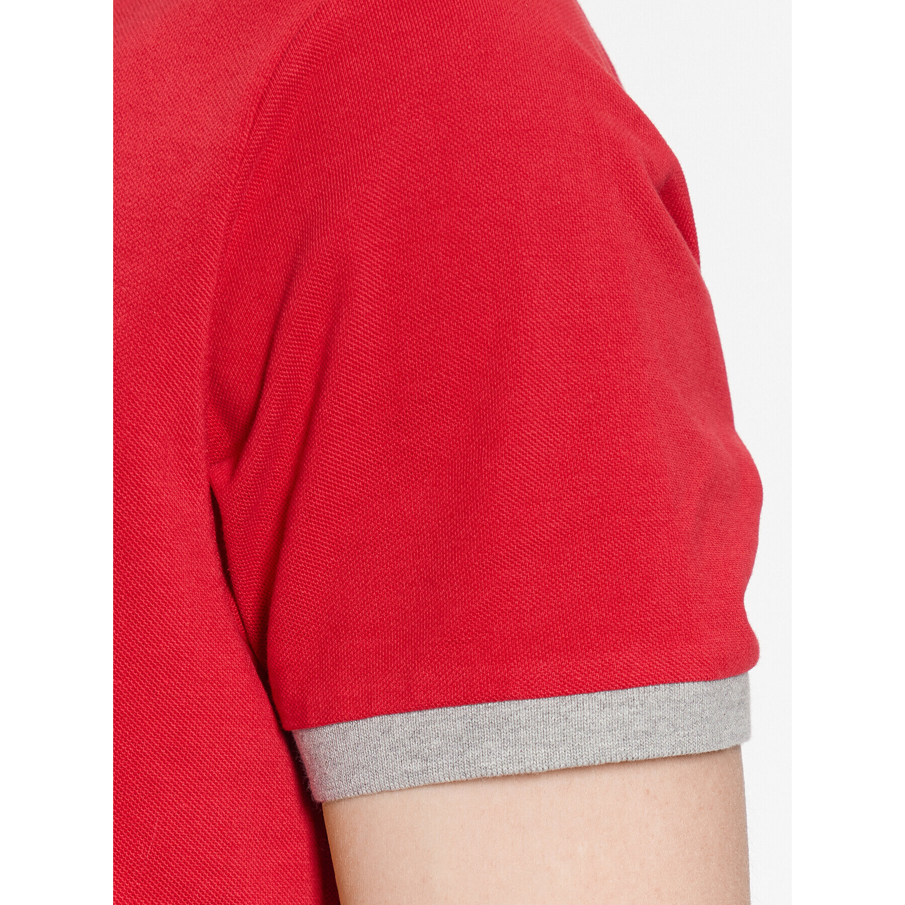 North Sails Тениска с яка и копчета 692398 Червен Regular Fit - Pepit.bg