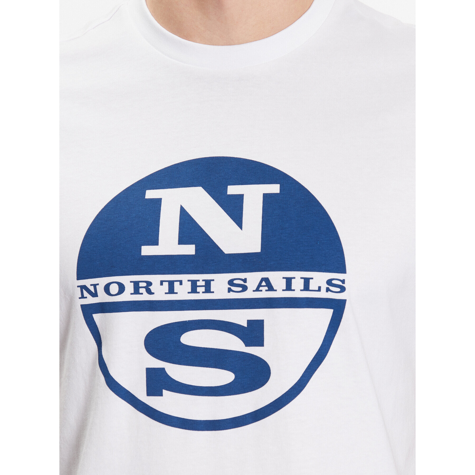 North Sails Тишърт 692837 Бял Regular Fit - Pepit.bg