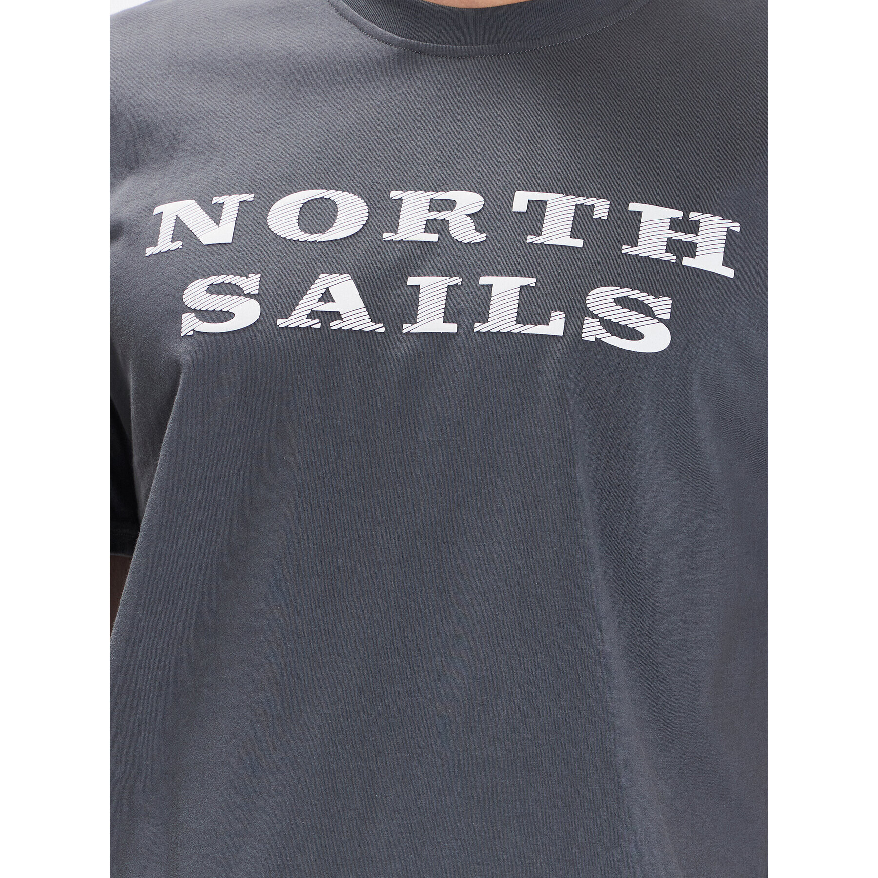 North Sails Тишърт Graphic 692838 Сив Regular Fit - Pepit.bg