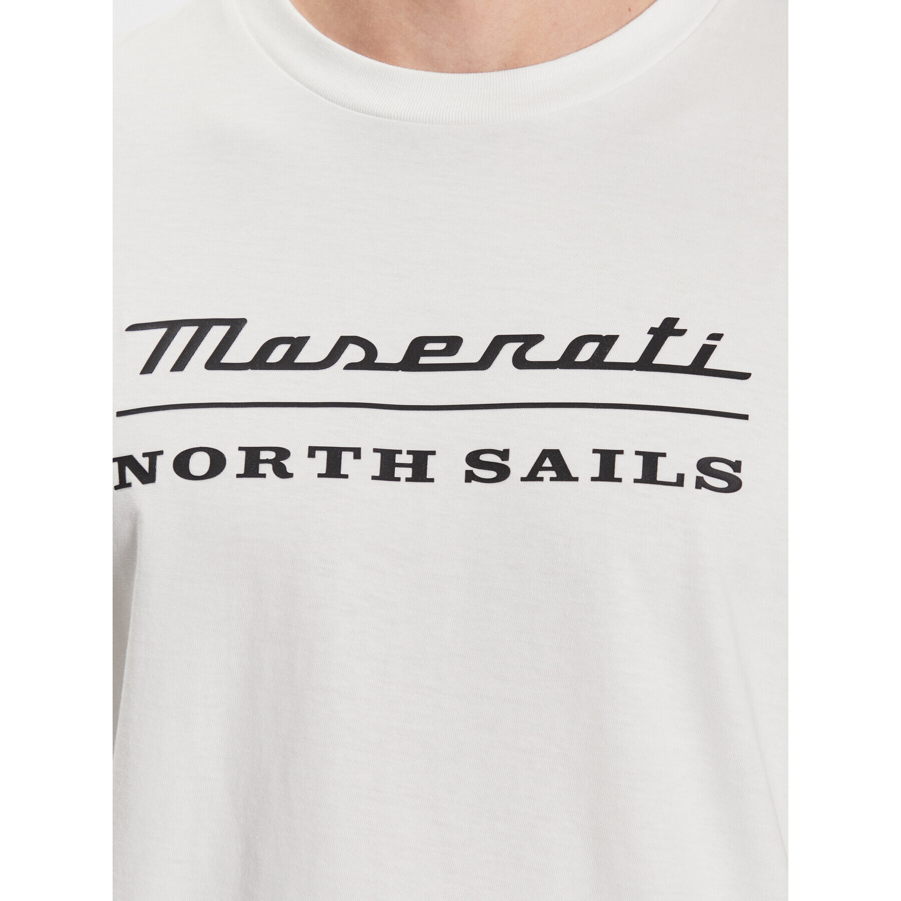 North Sails Тишърт Maserati 453014 Бял Regular Fit - Pepit.bg