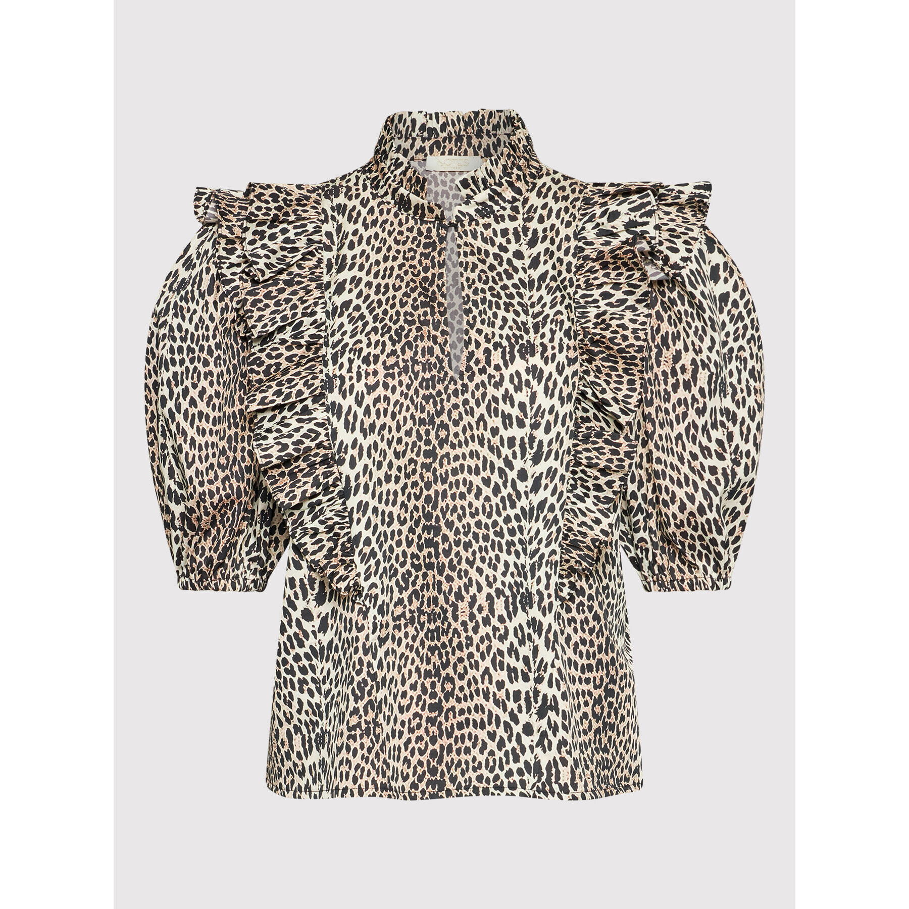 Notes Du Nord Блуза Blakely 12507 Кафяв Regular Fit - Pepit.bg