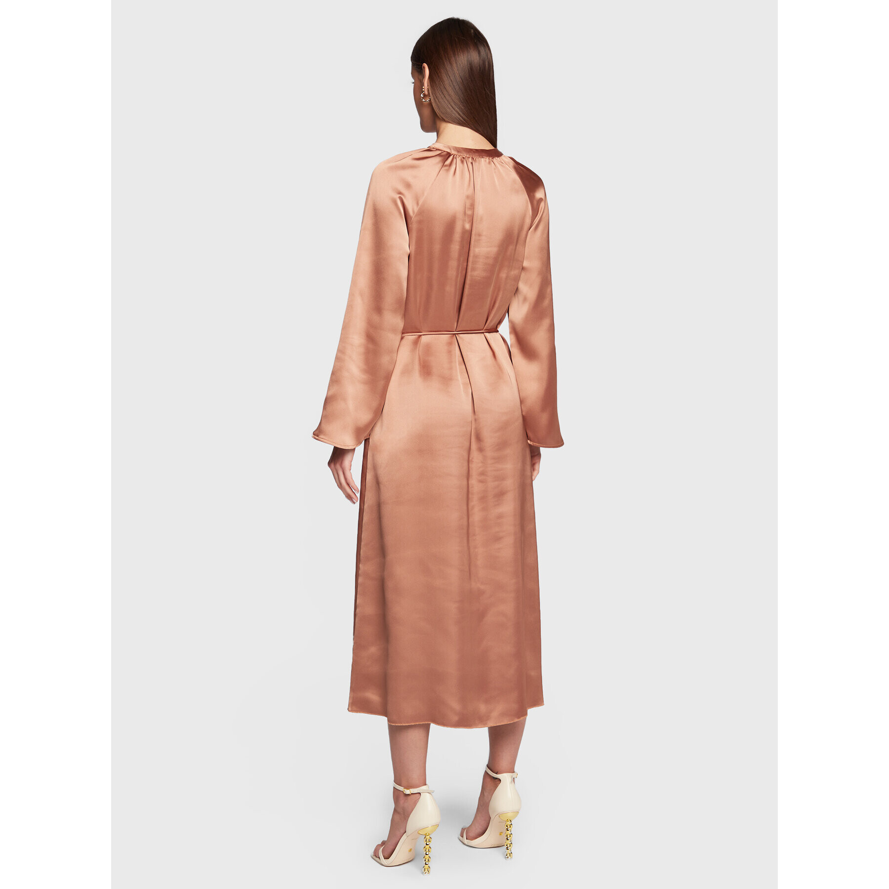Notes Du Nord Рокля тип риза Frances 12916 Кафяв Regular Fit - Pepit.bg