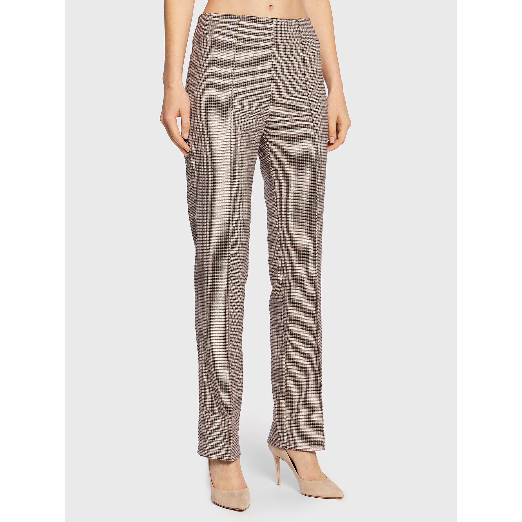 Notes Du Nord Текстилни панталони Emia 12922 Бежов Regular Fit - Pepit.bg