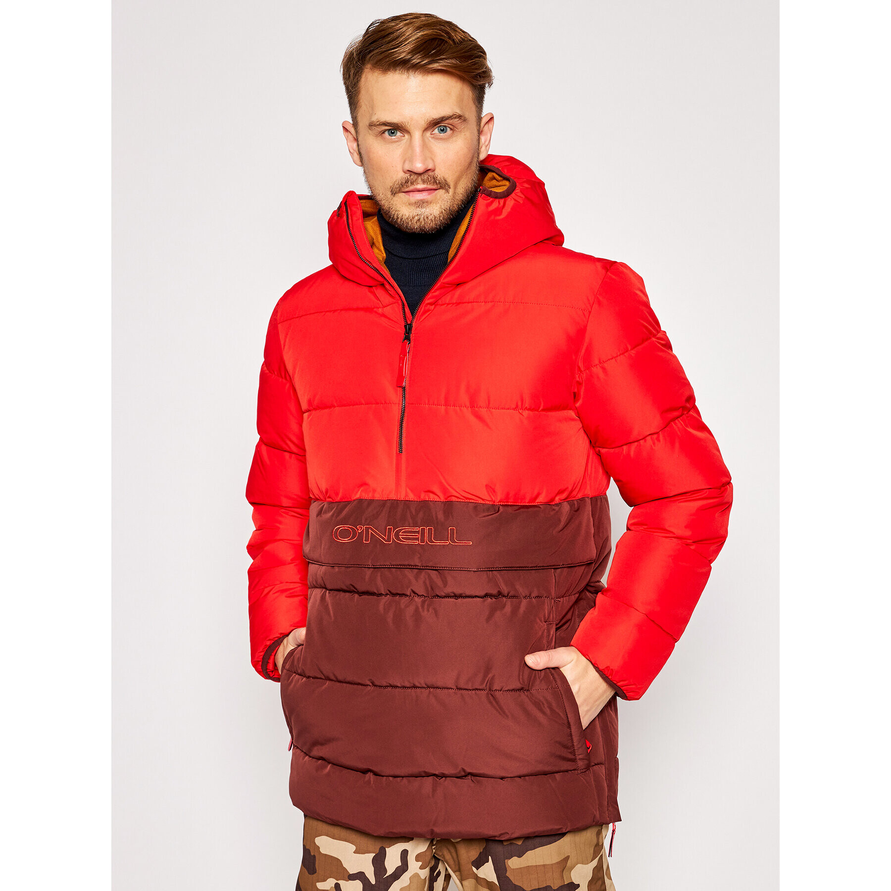 O'Neill Анорак Original 0P1000 Червен Regular Fit - Pepit.bg