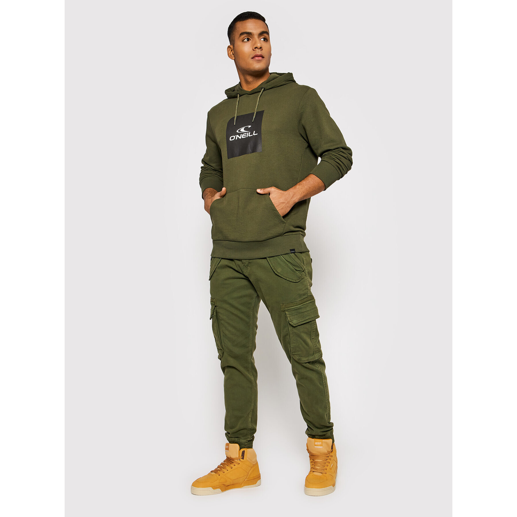 O'Neill Суитшърт Cube 1P1435 Зелен Regular Fit - Pepit.bg