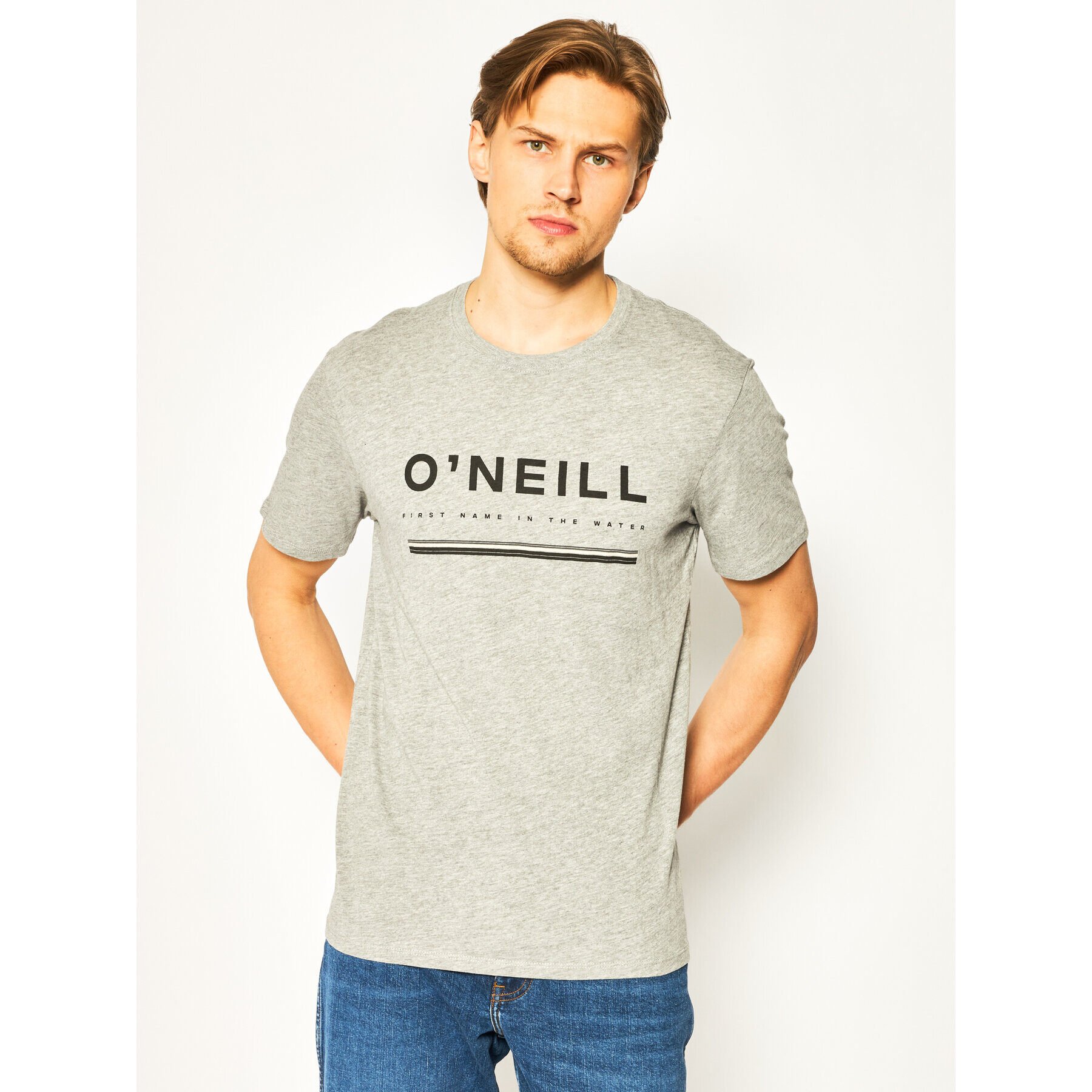 O'Neill Тишърт Arrowhead 0A2376 Сив Regular Fit - Pepit.bg