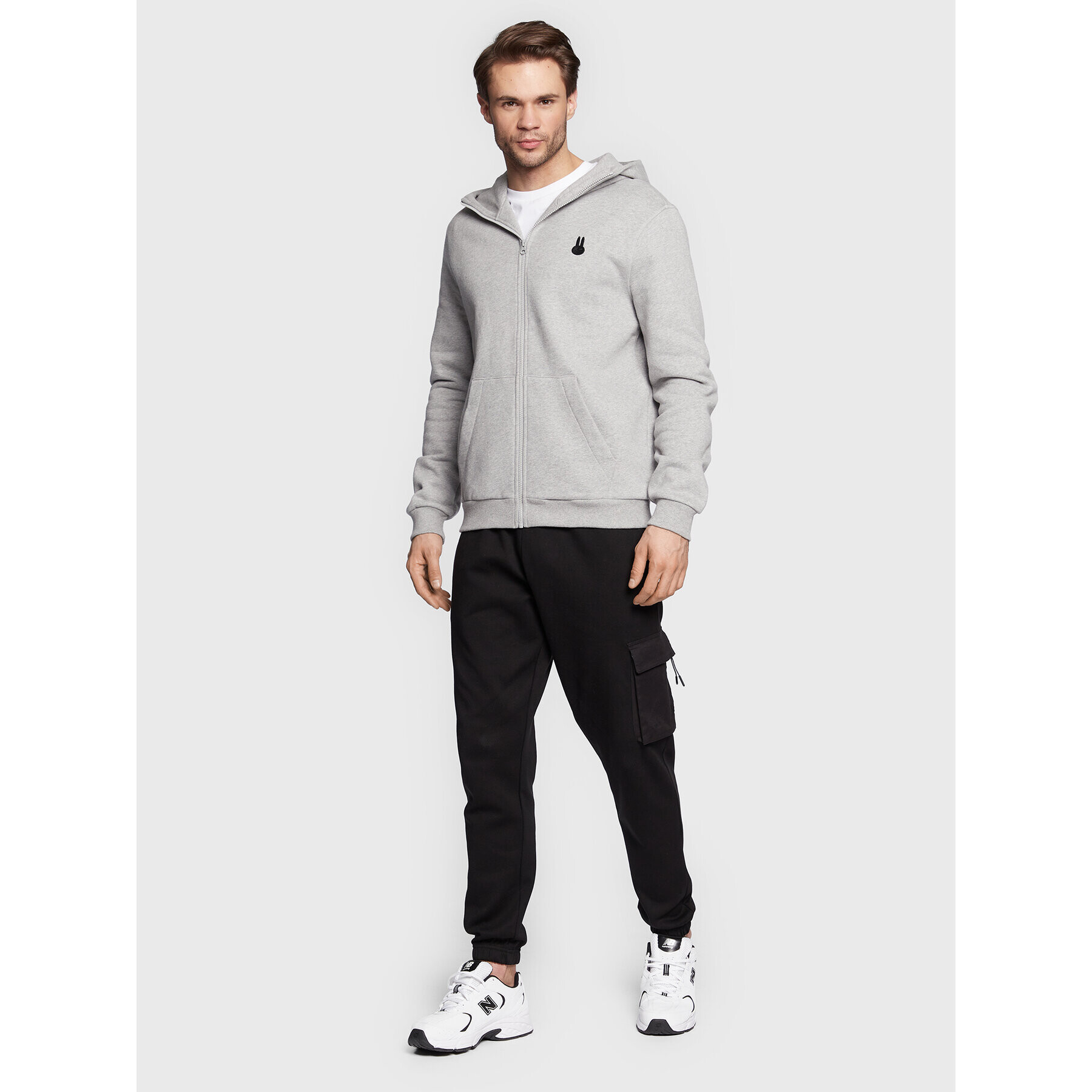 OCAY Суитшърт 22-313103 Сив Regular Fit - Pepit.bg