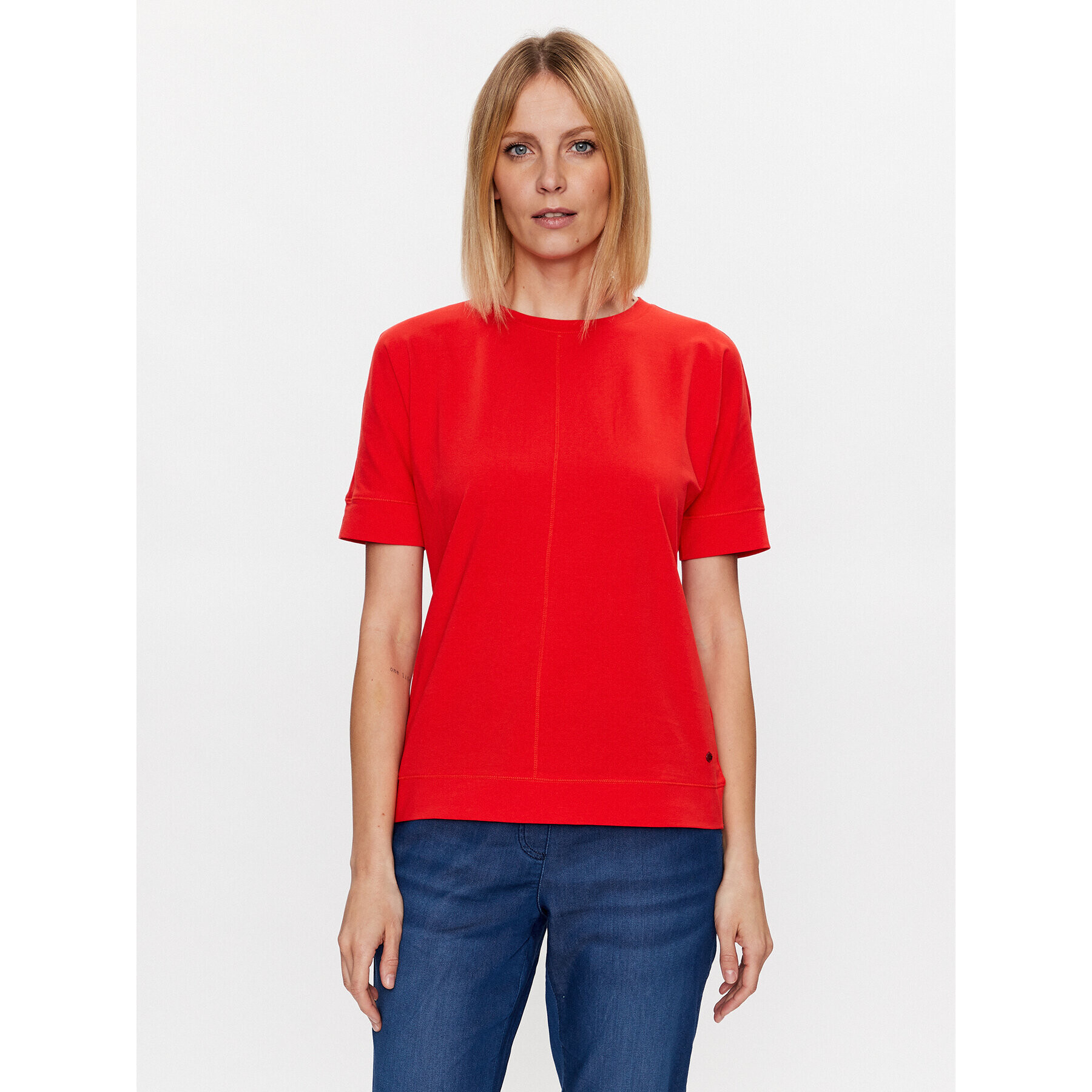 Olsen Блуза 11104490 Червен Regular Fit - Pepit.bg