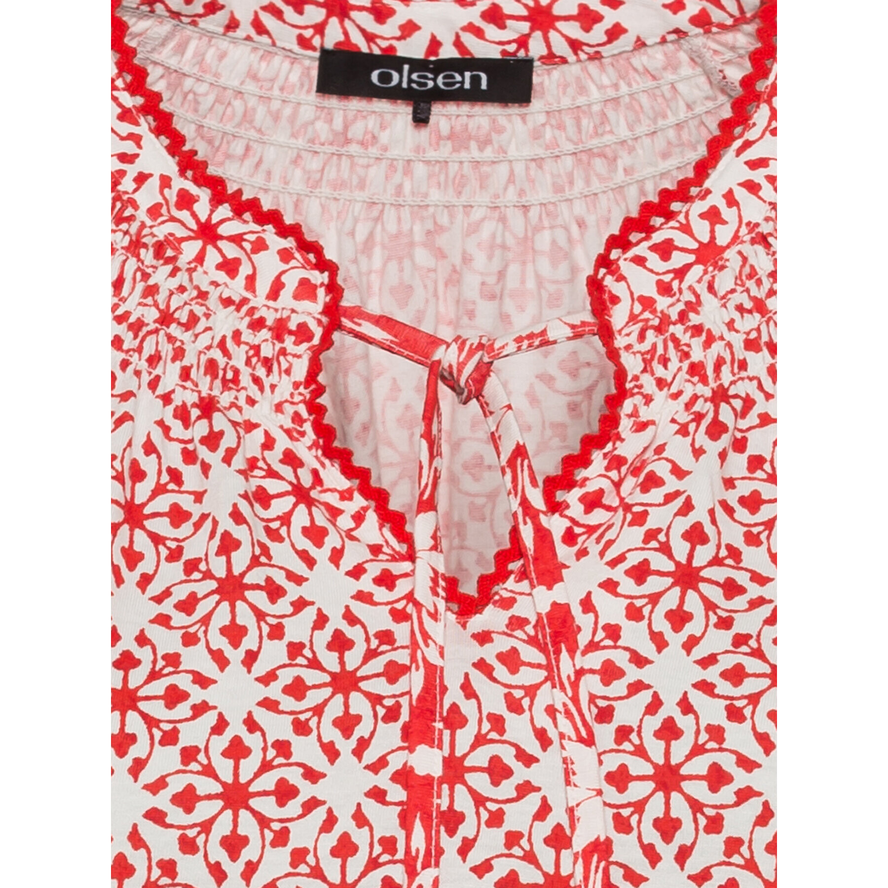 Olsen Блуза 11104509 Червен Regular Fit - Pepit.bg
