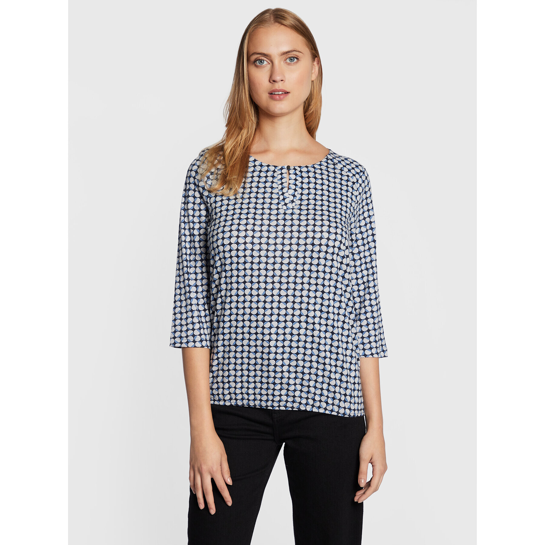 Olsen Блуза Clara 11100028 Син Regular Fit - Pepit.bg