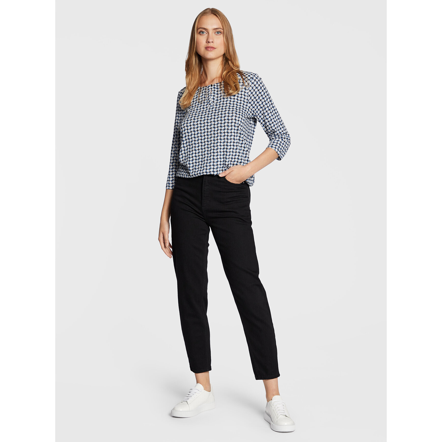 Olsen Блуза Clara 11100028 Син Regular Fit - Pepit.bg