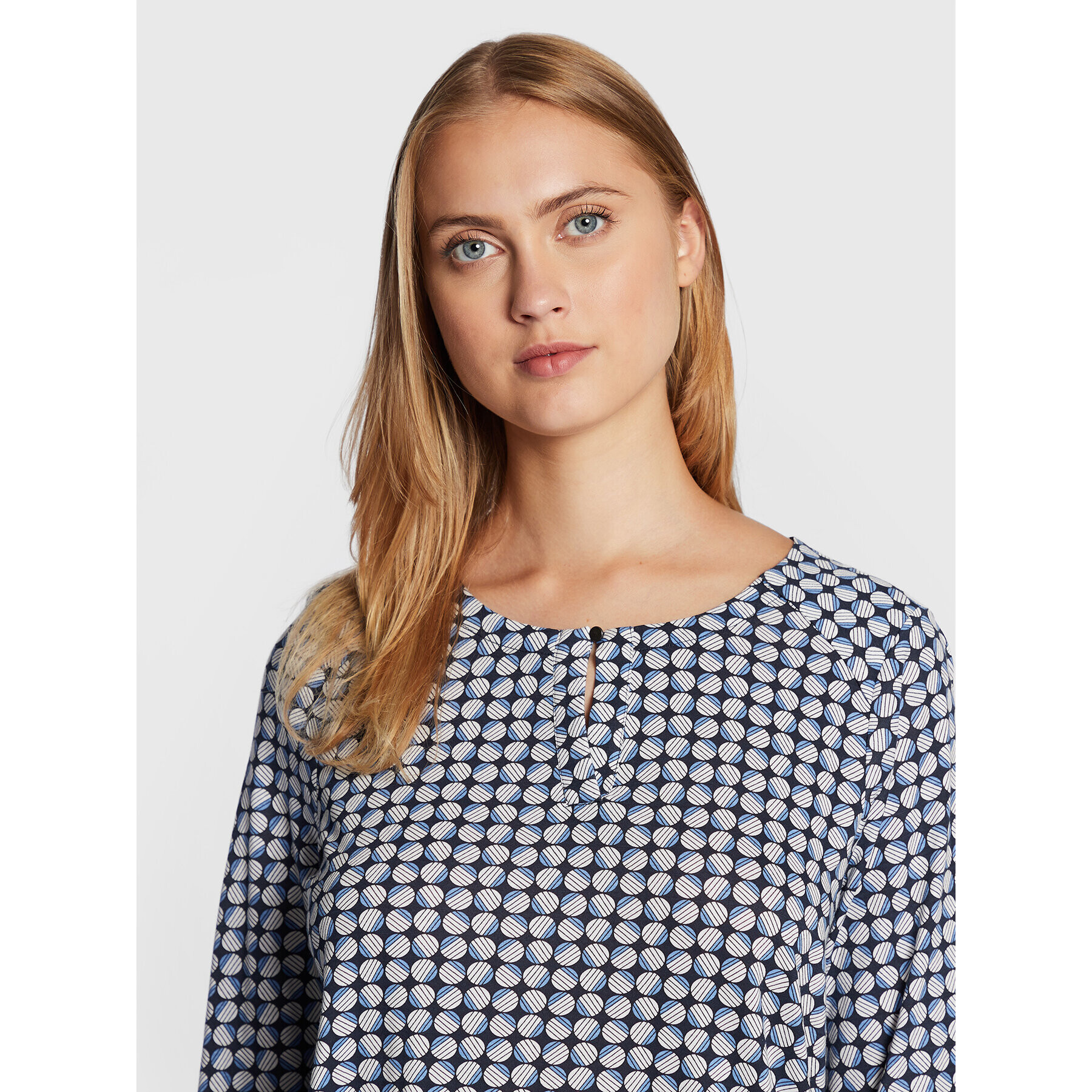 Olsen Блуза Clara 11100028 Син Regular Fit - Pepit.bg