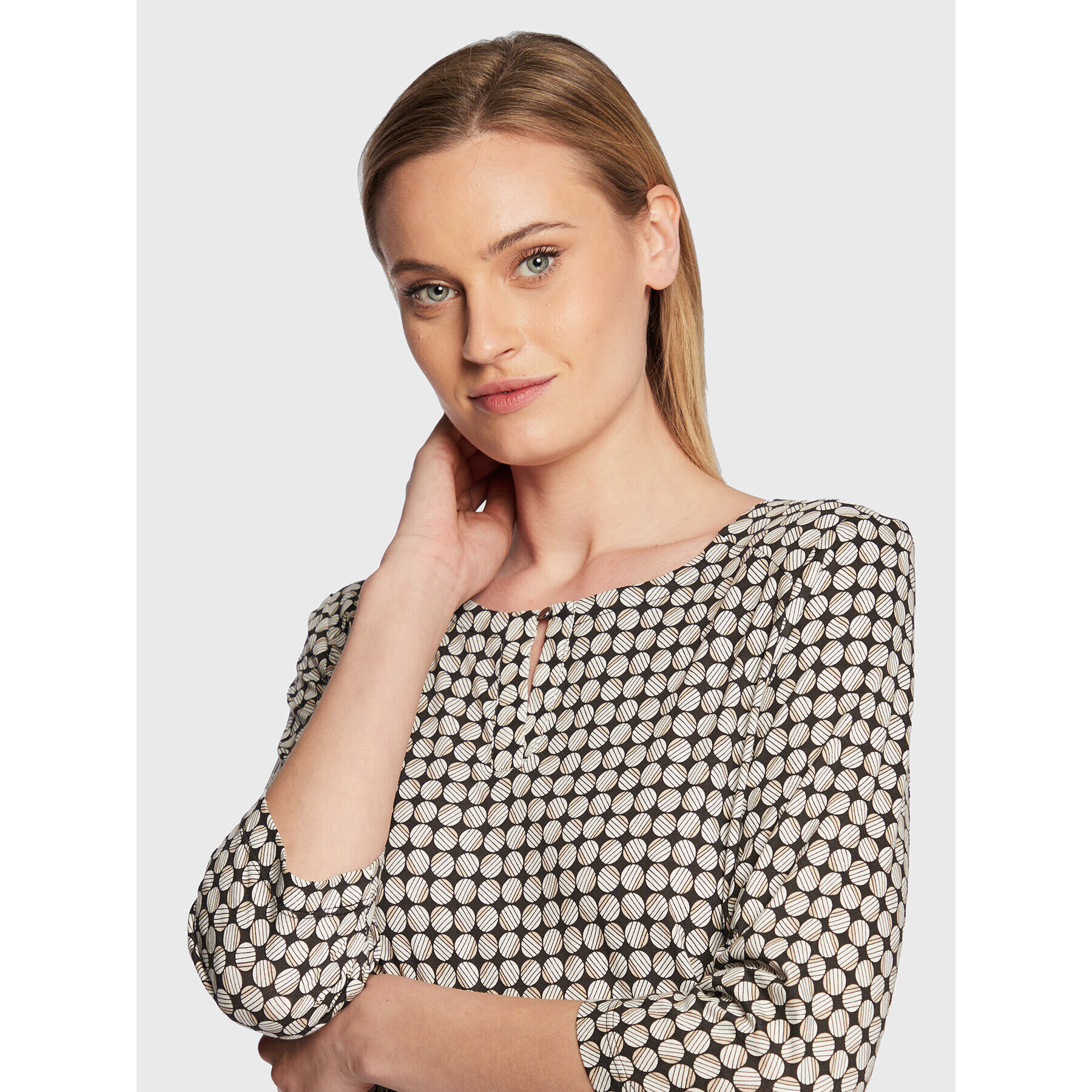 Olsen Блуза Clara 11100528 Черен Regular Fit - Pepit.bg