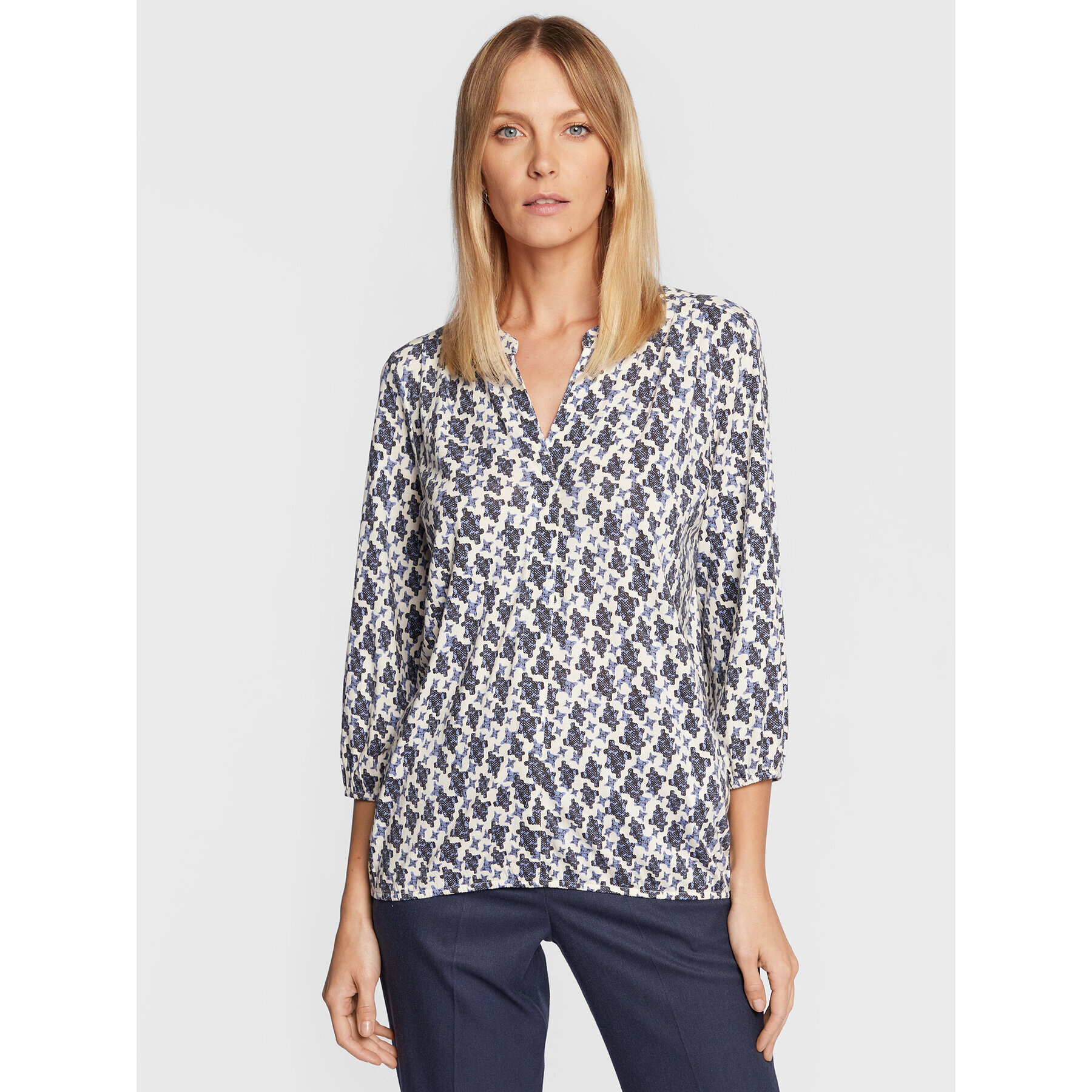 Olsen Блуза Clara 11104358 Син Relaxed Fit - Pepit.bg