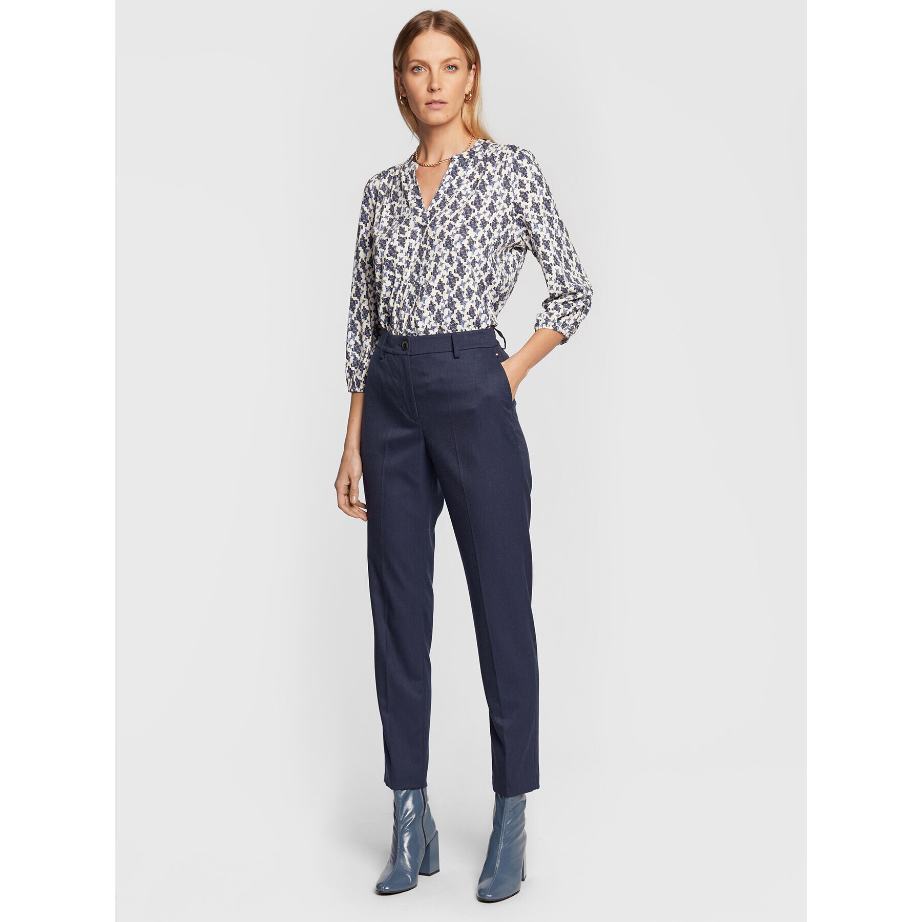 Olsen Блуза Clara 11104358 Син Relaxed Fit - Pepit.bg