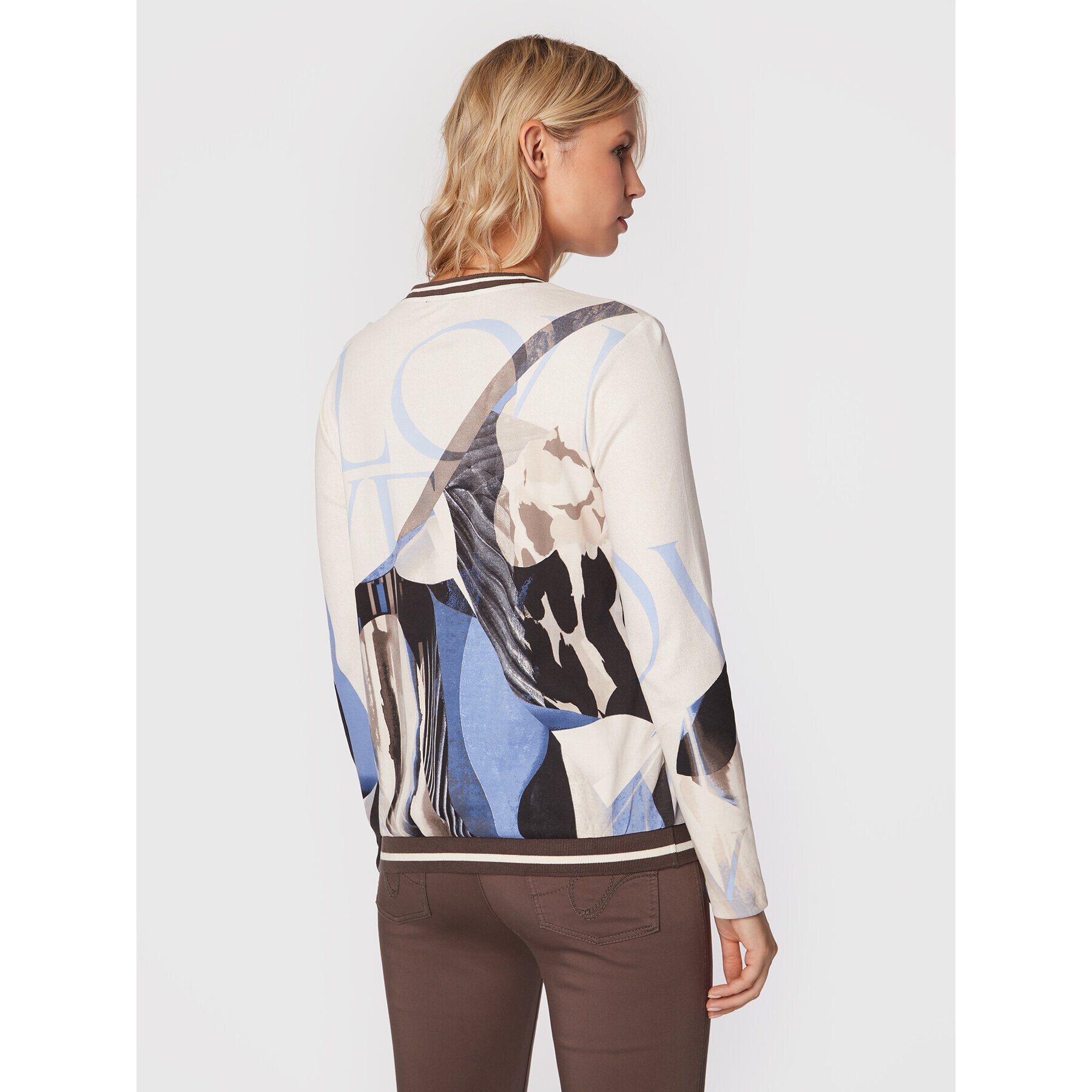 Olsen Блуза Clara 11104362 Екрю Relaxed Fit - Pepit.bg