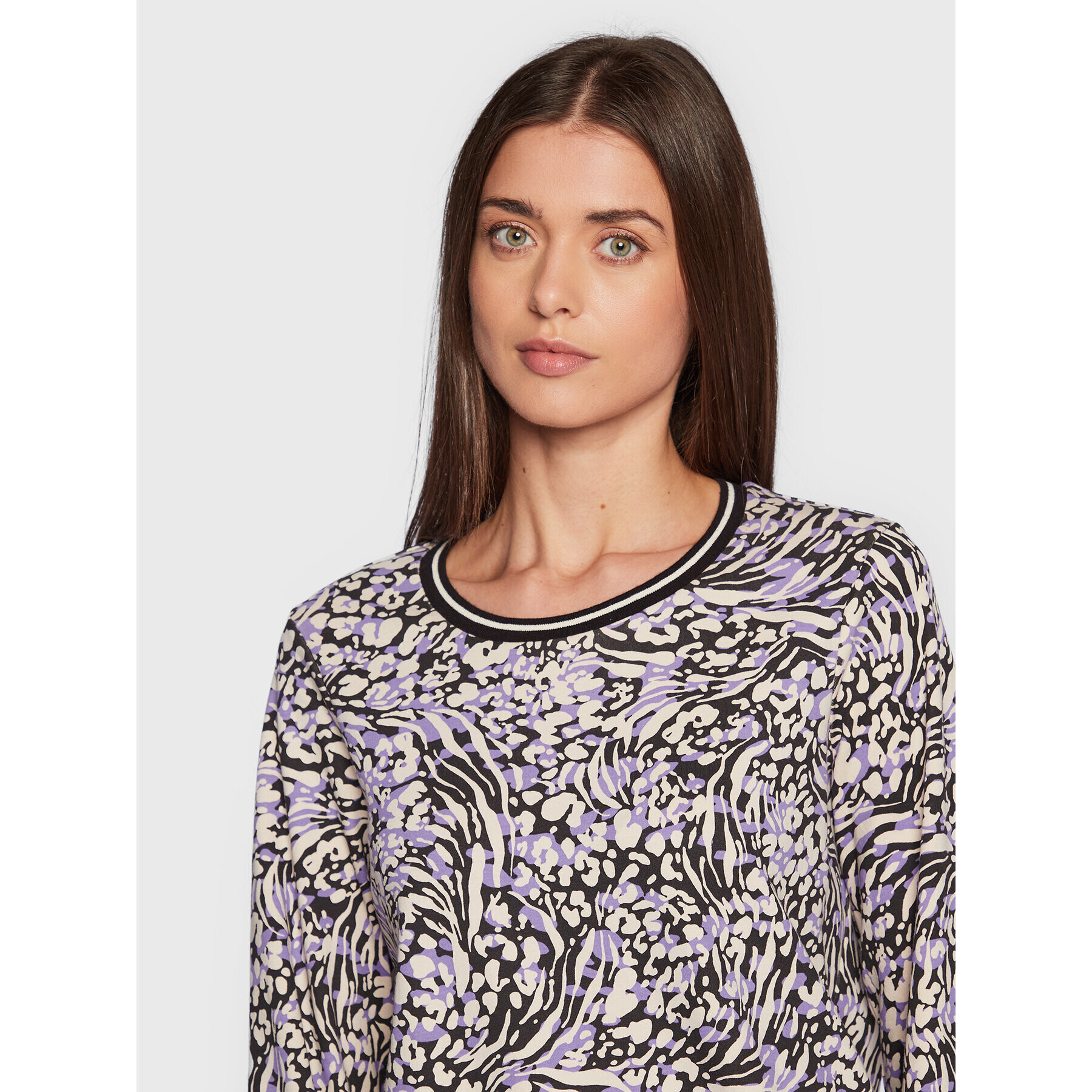 Olsen Блуза Clara 11104417 Виолетов Relaxed Fit - Pepit.bg