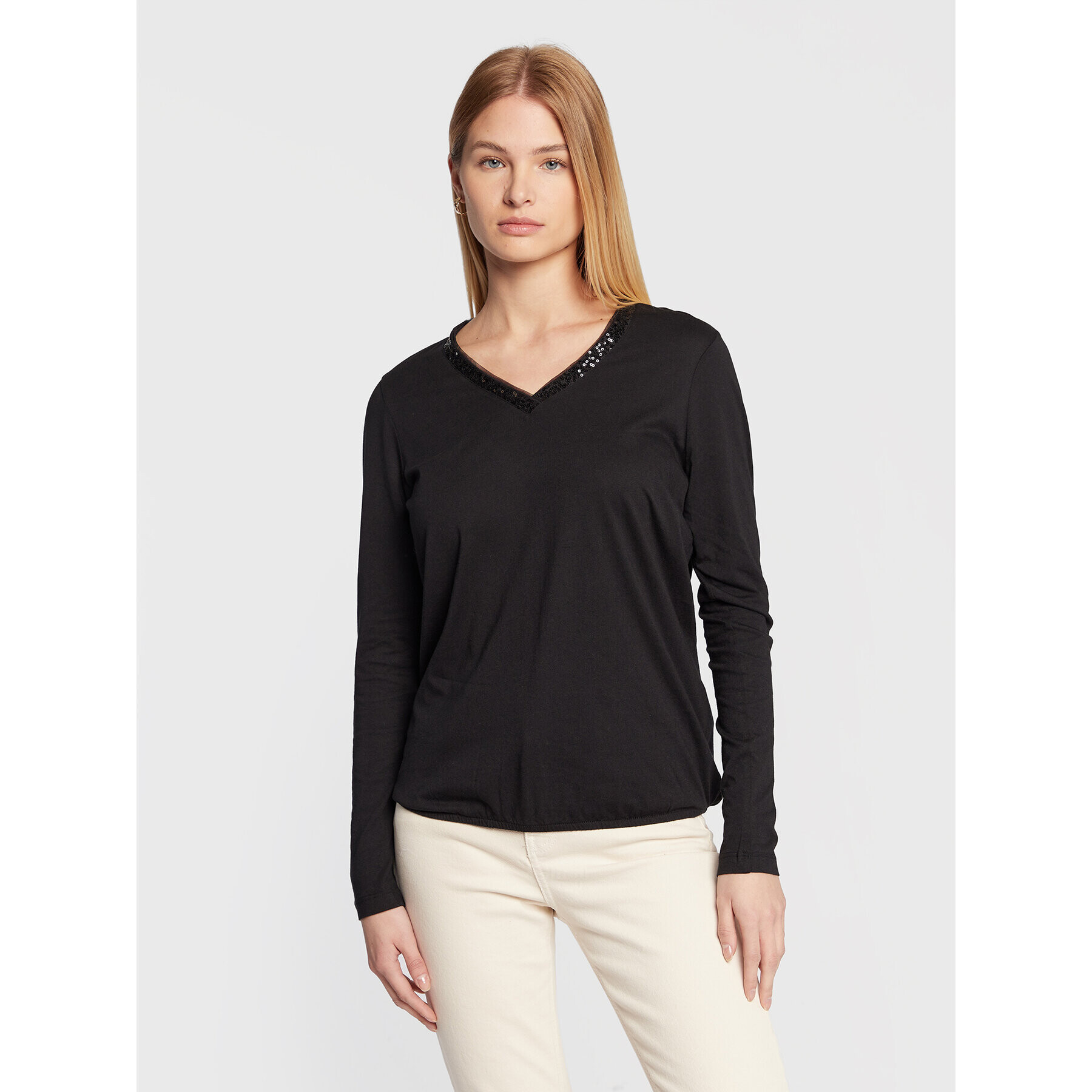 Olsen Блуза Clara 11104418 Черен Regular Fit - Pepit.bg