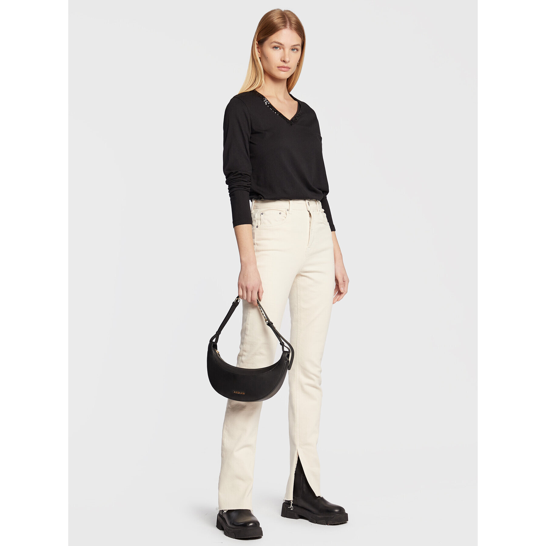 Olsen Блуза Clara 11104418 Черен Regular Fit - Pepit.bg