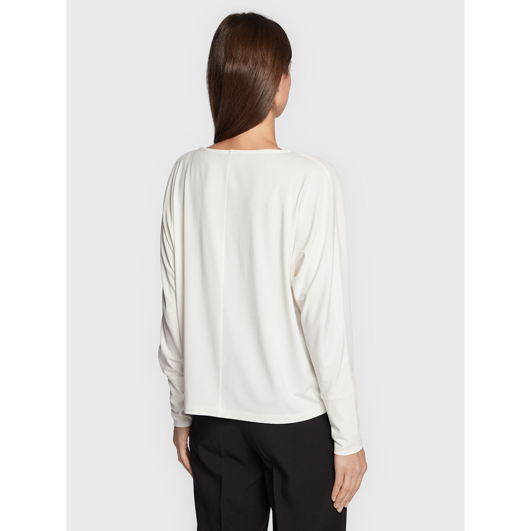 Olsen Блуза Cosima 11104420 Бял Relaxed Fit - Pepit.bg