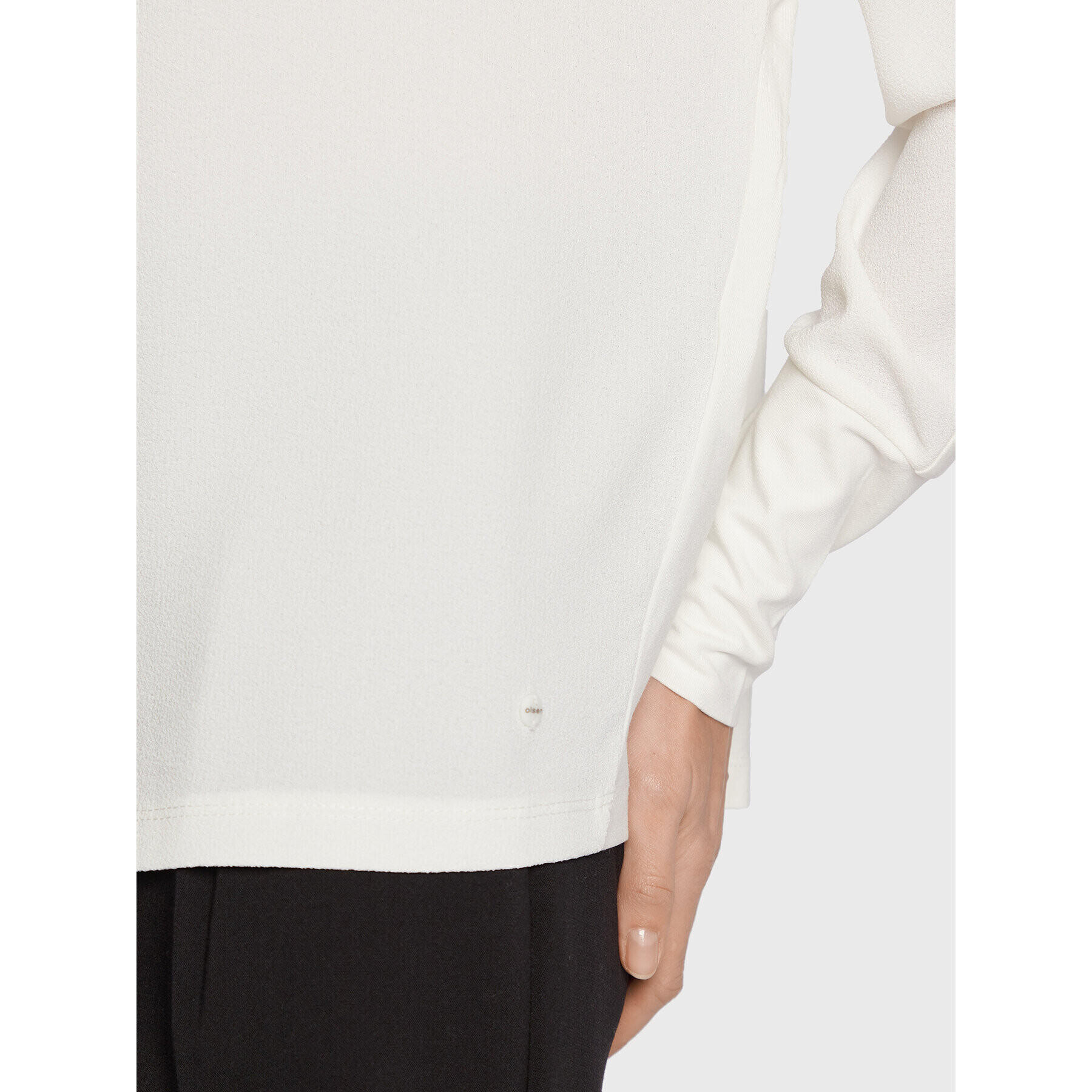 Olsen Блуза Cosima 11104420 Бял Relaxed Fit - Pepit.bg
