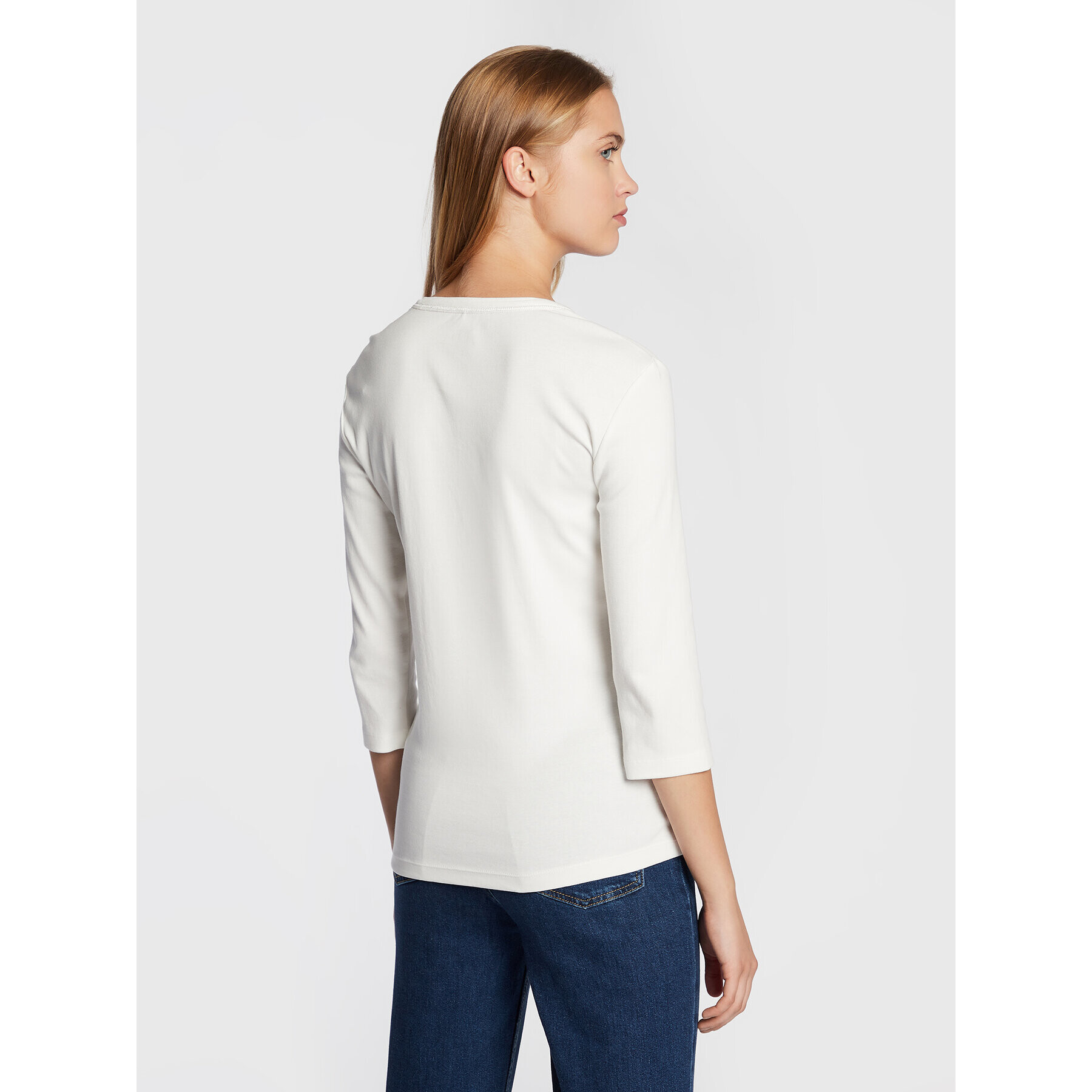 Olsen Блуза Edda 11104324 Бял Regular Fit - Pepit.bg
