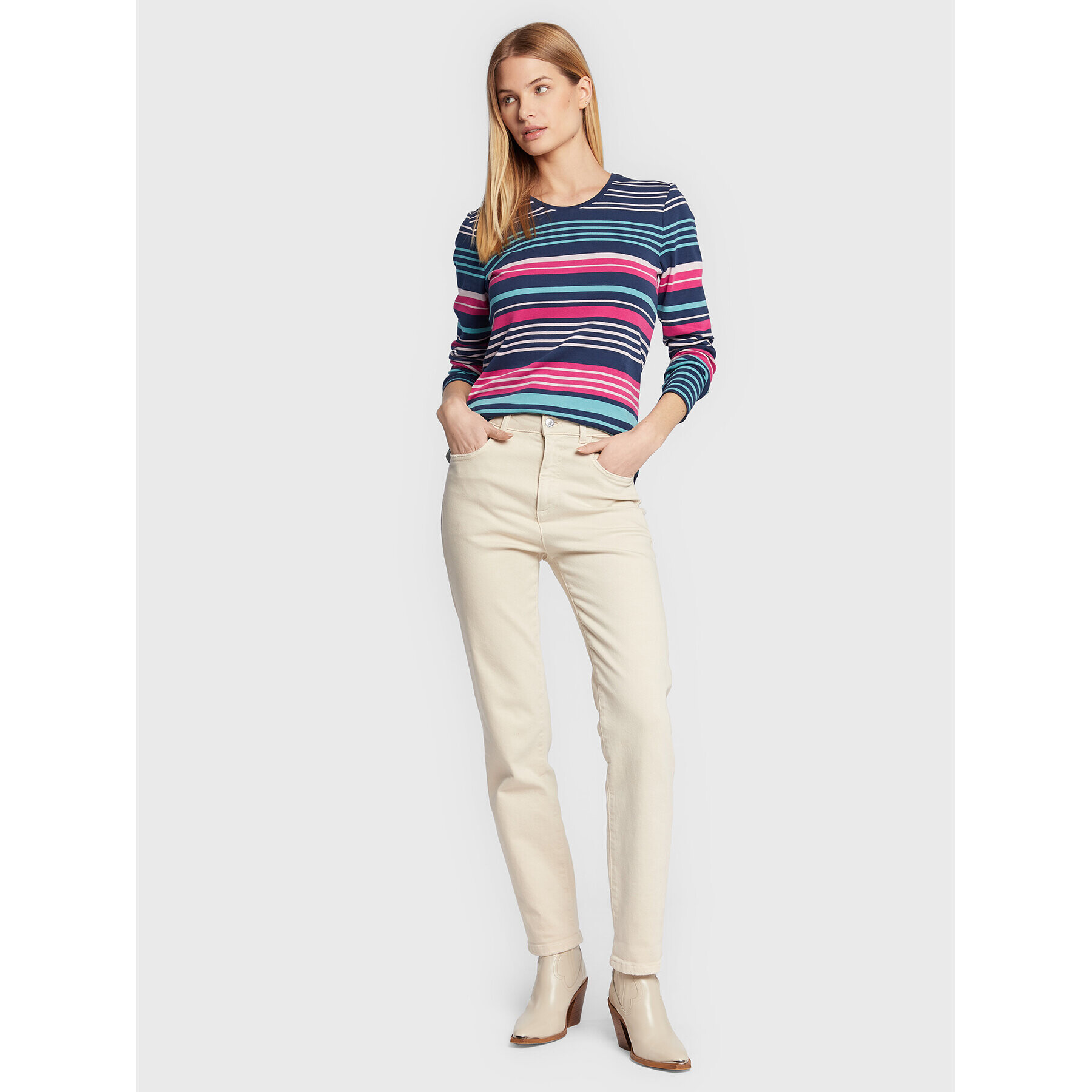 Olsen Блуза Edda 11104387 Тъмносин Regular Fit - Pepit.bg