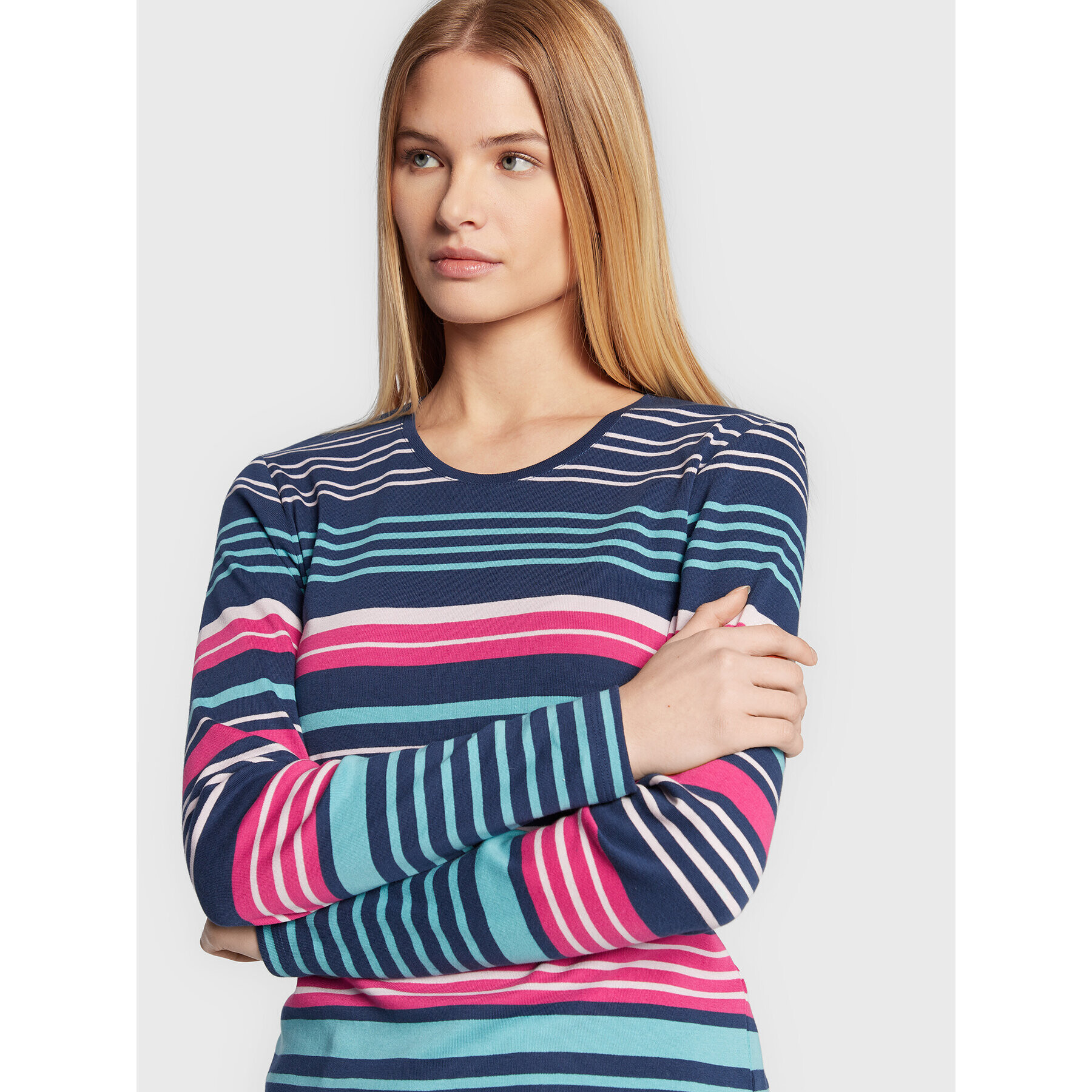 Olsen Блуза Edda 11104387 Тъмносин Regular Fit - Pepit.bg
