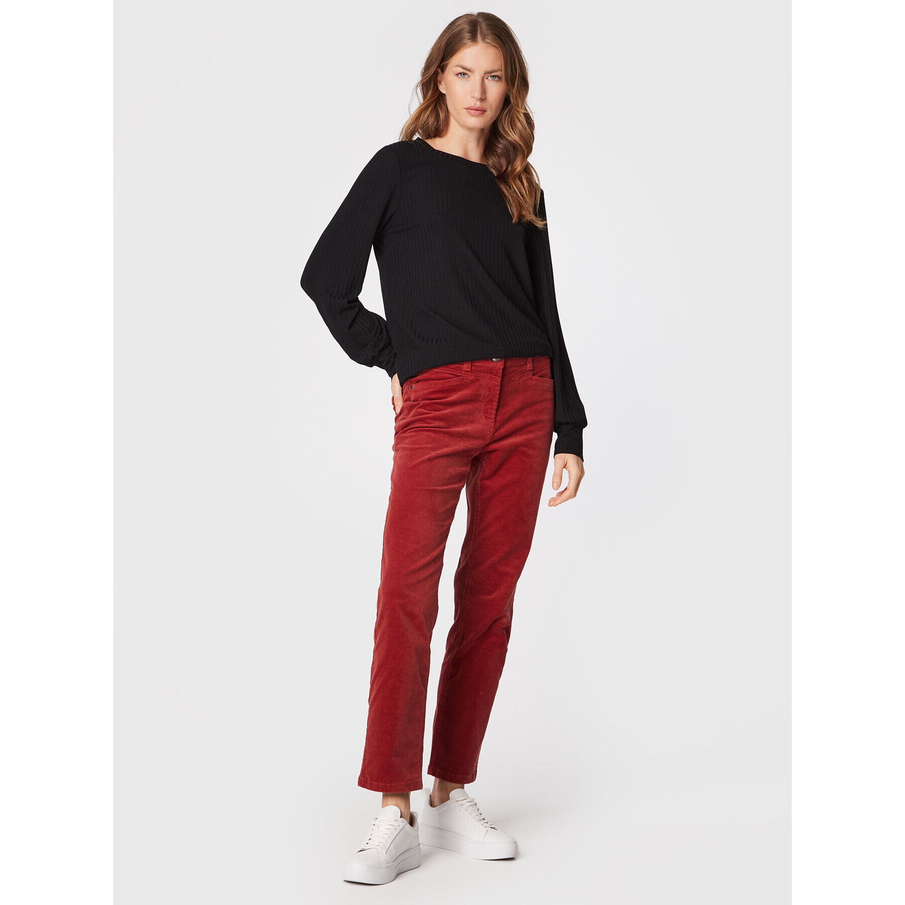 Olsen Блуза Hannah 11104438 Черен Regular Fit - Pepit.bg