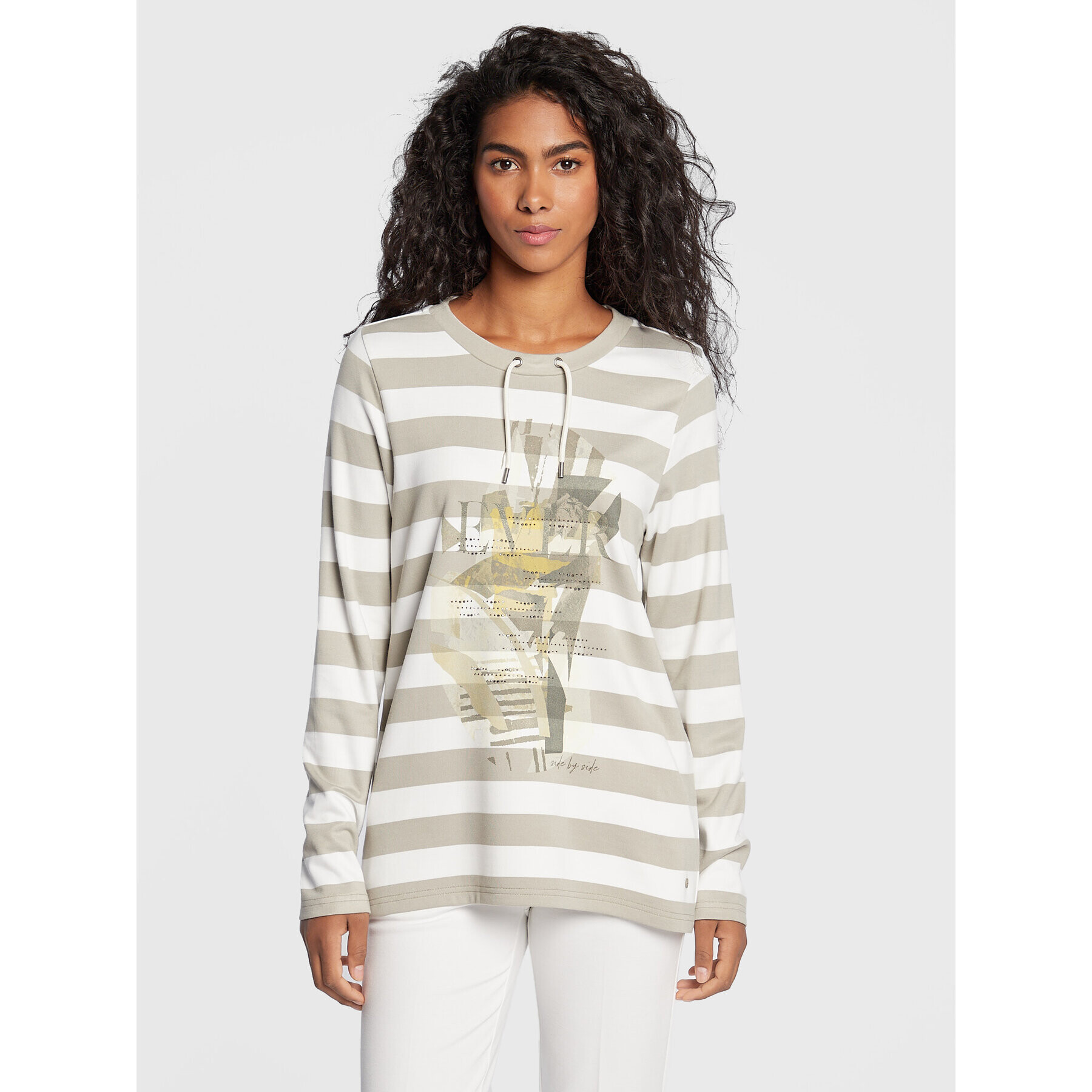 Olsen Блуза Henny 11201452 Зелен Regular Fit - Pepit.bg
