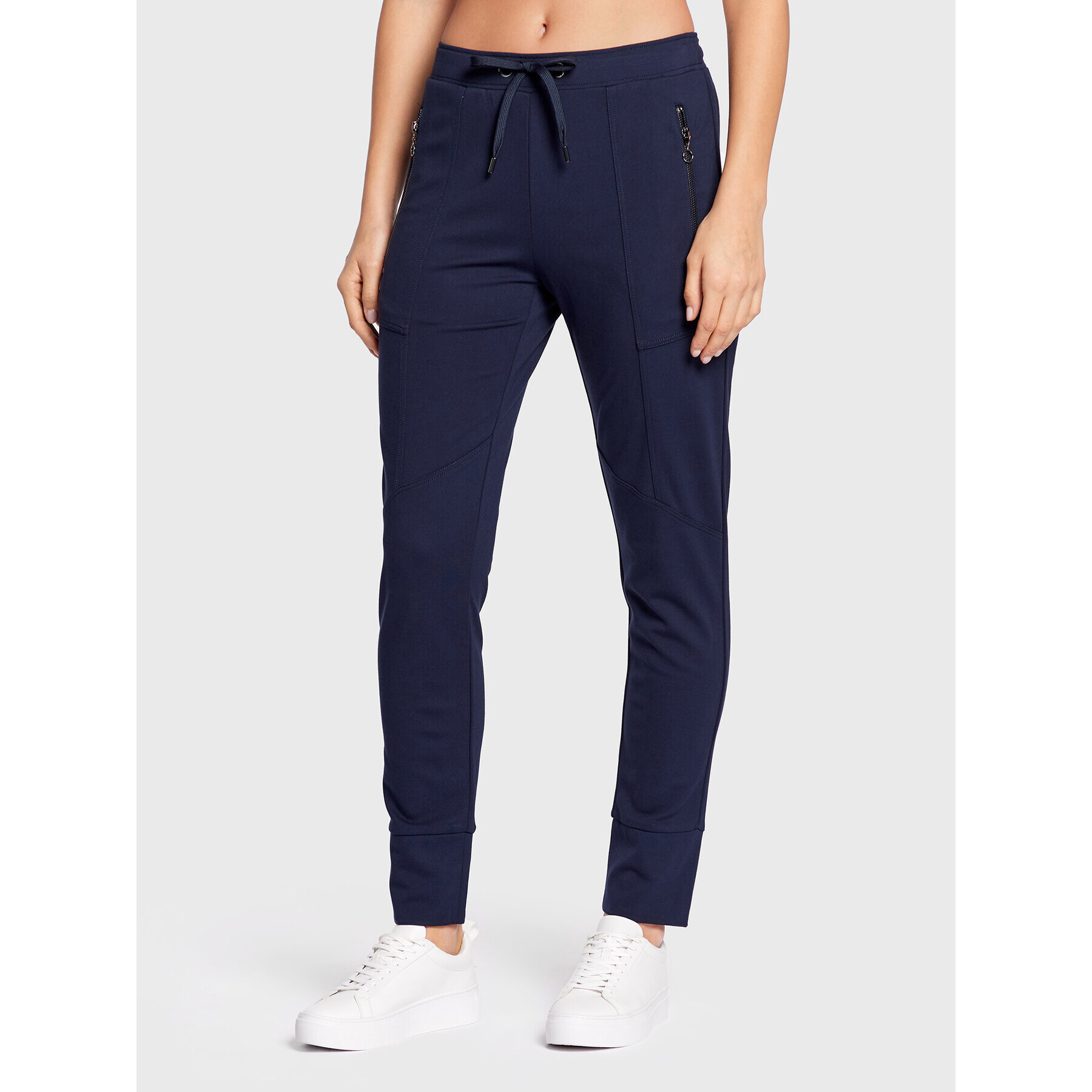 Olsen Долнище анцуг Lisa 14002025 Тъмносин Straight Fit - Pepit.bg
