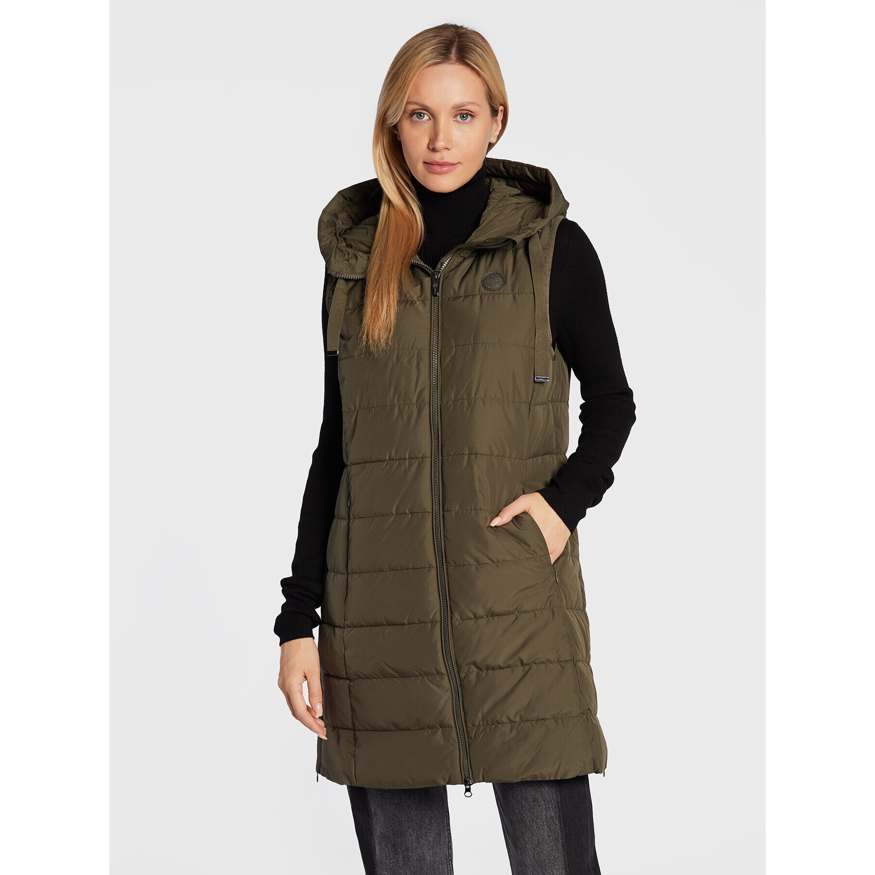 Olsen Елек 15101371 Зелен Regular Fit - Pepit.bg