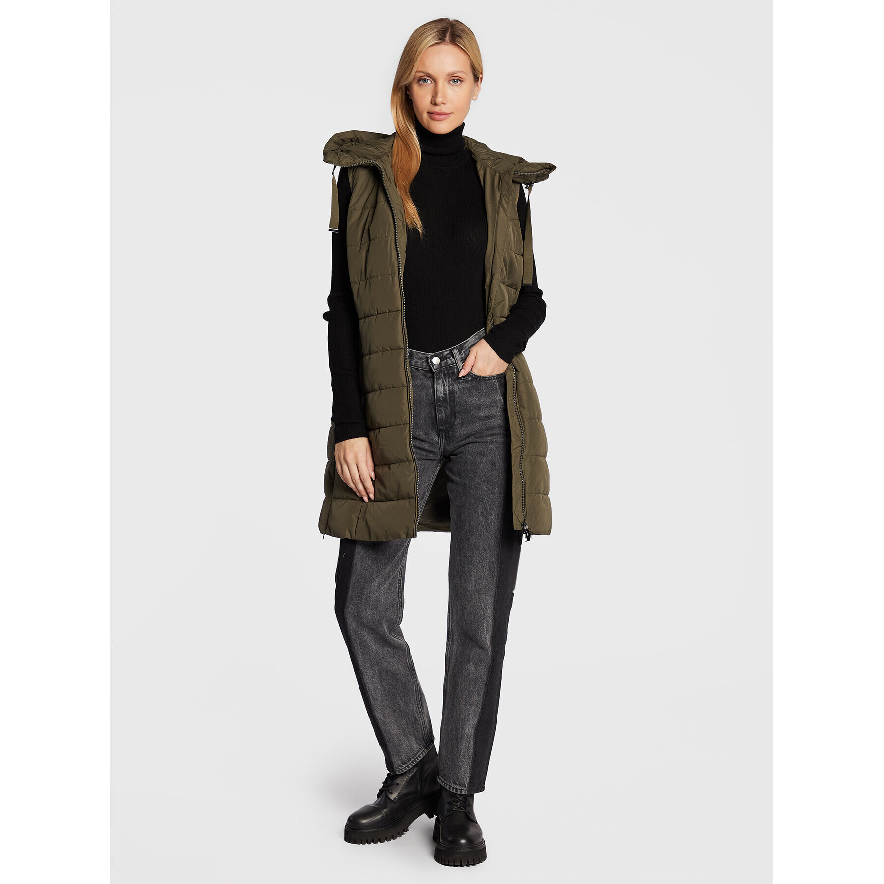 Olsen Елек 15101371 Зелен Regular Fit - Pepit.bg