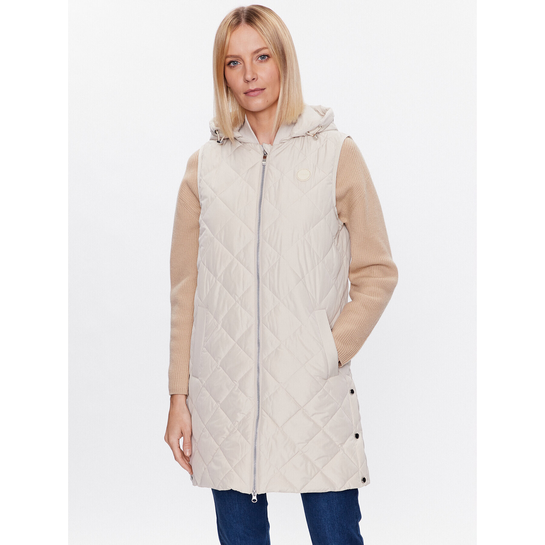 Olsen Елек 15101386 Бежов Regular Fit - Pepit.bg