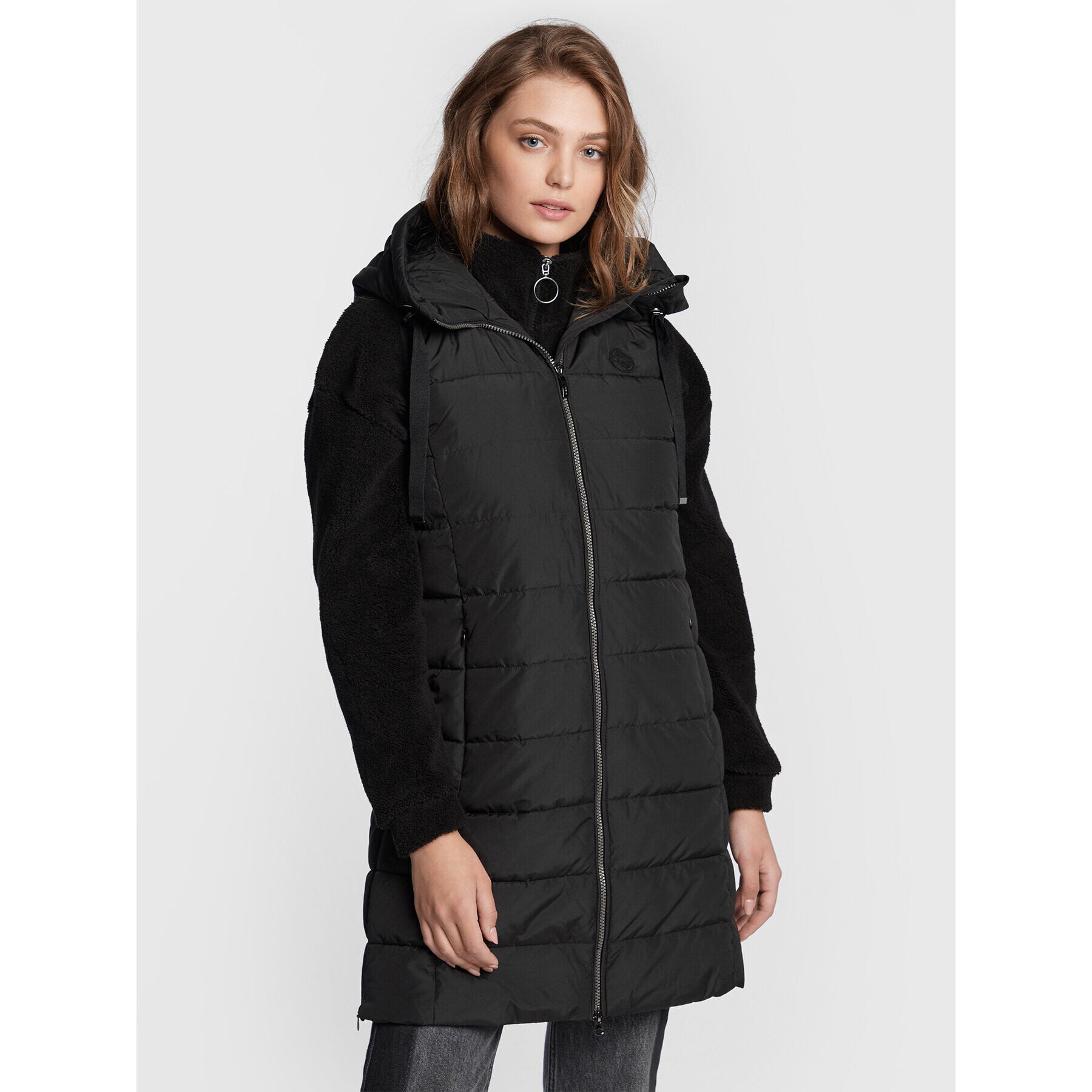 Olsen Елек Urban Adventure 15101371 Черен Regular Fit - Pepit.bg