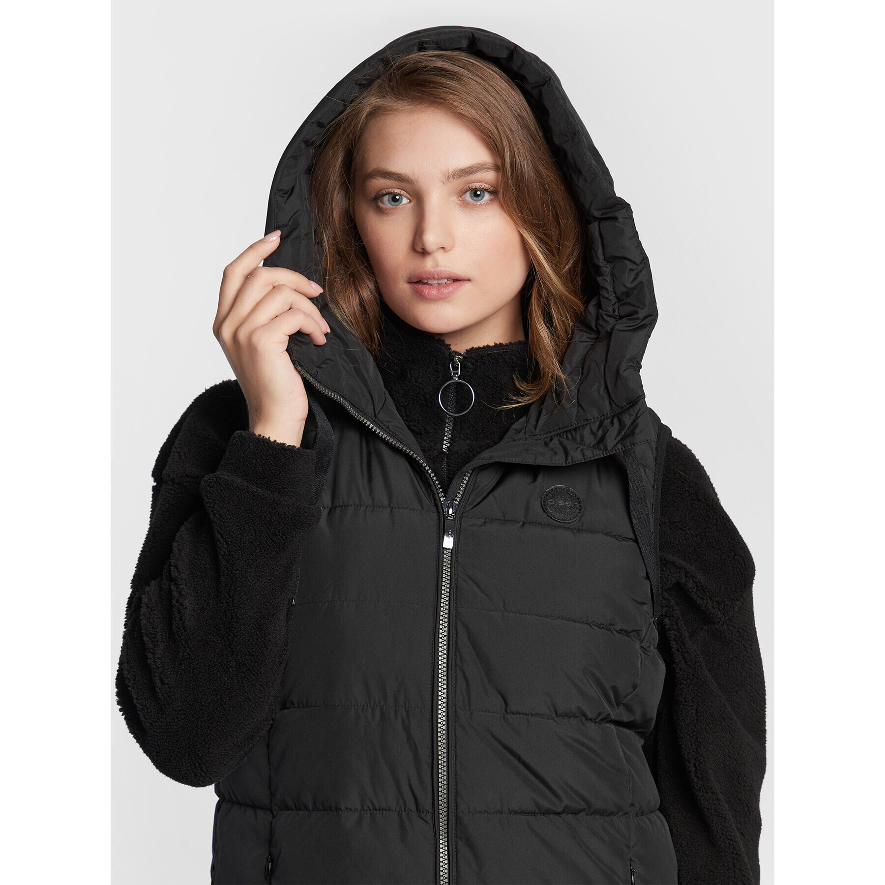 Olsen Елек Urban Adventure 15101371 Черен Regular Fit - Pepit.bg