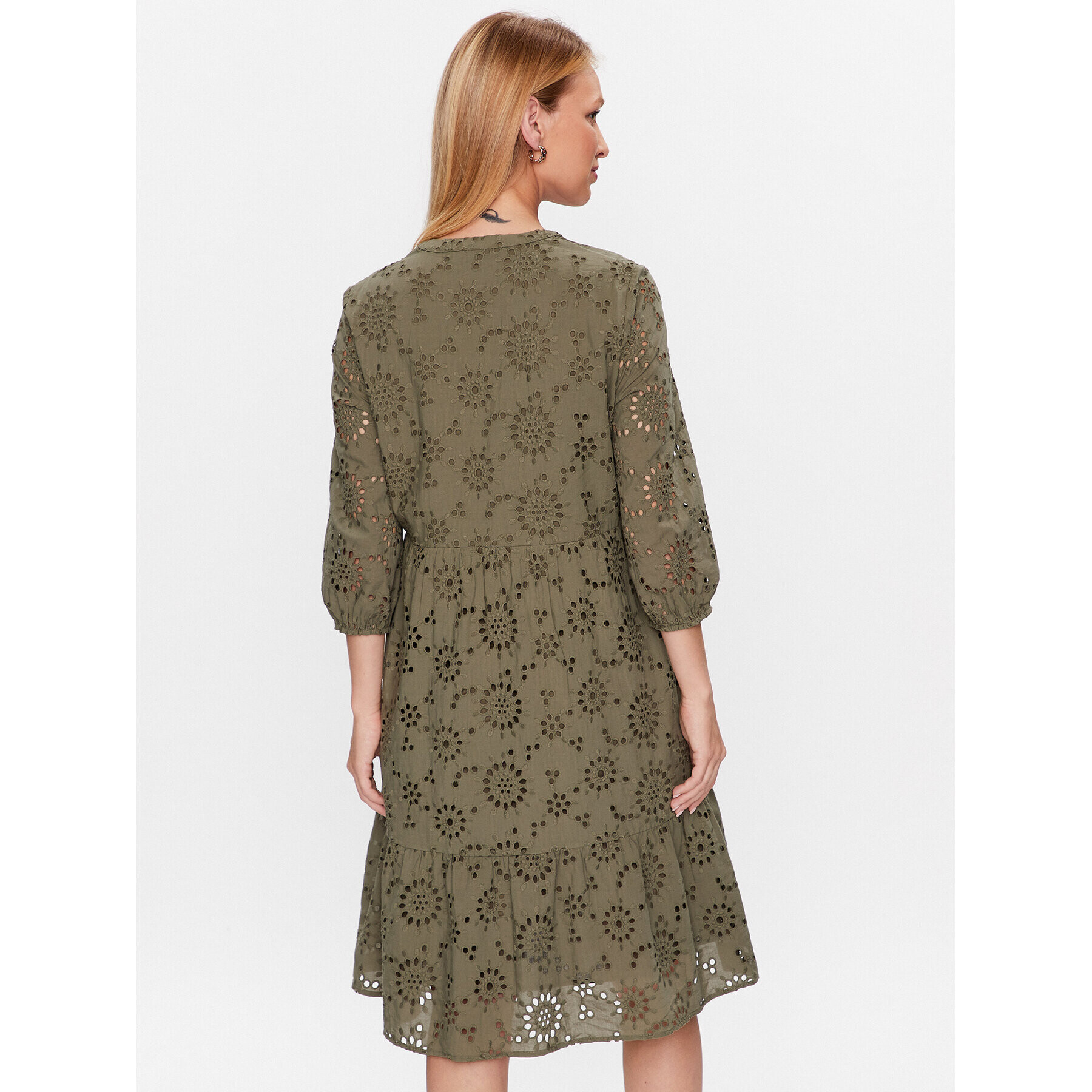Olsen Ежедневна рокля 13001680 Каки Regular Fit - Pepit.bg