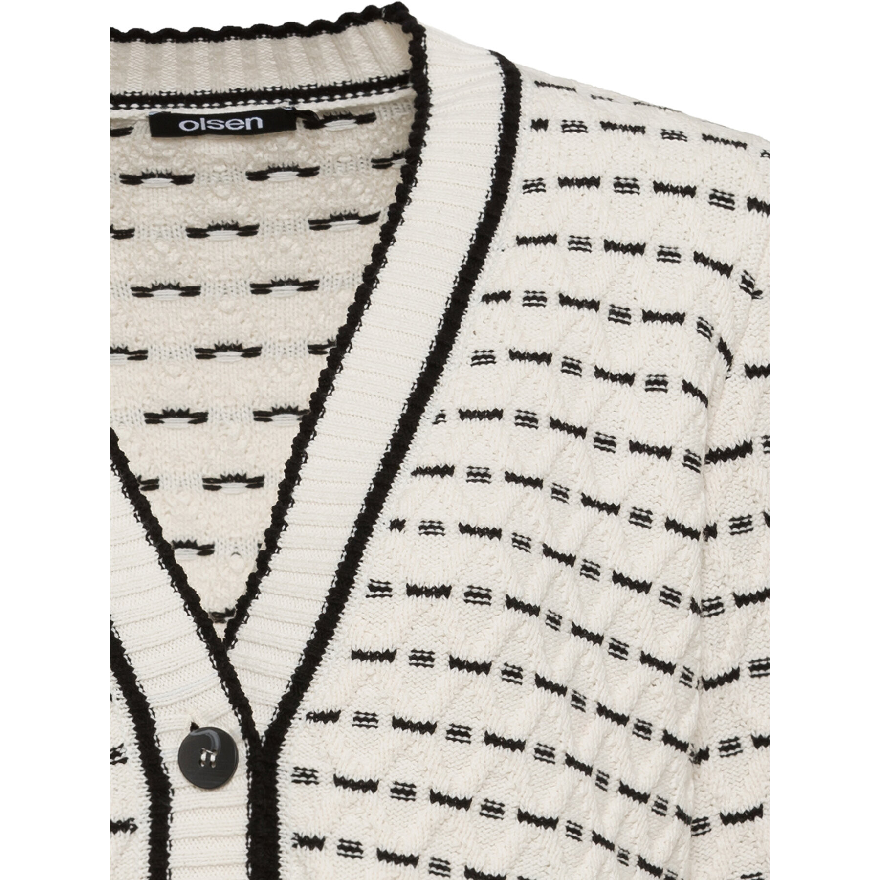 Olsen Кардиган 11003967 Екрю Regular Fit - Pepit.bg
