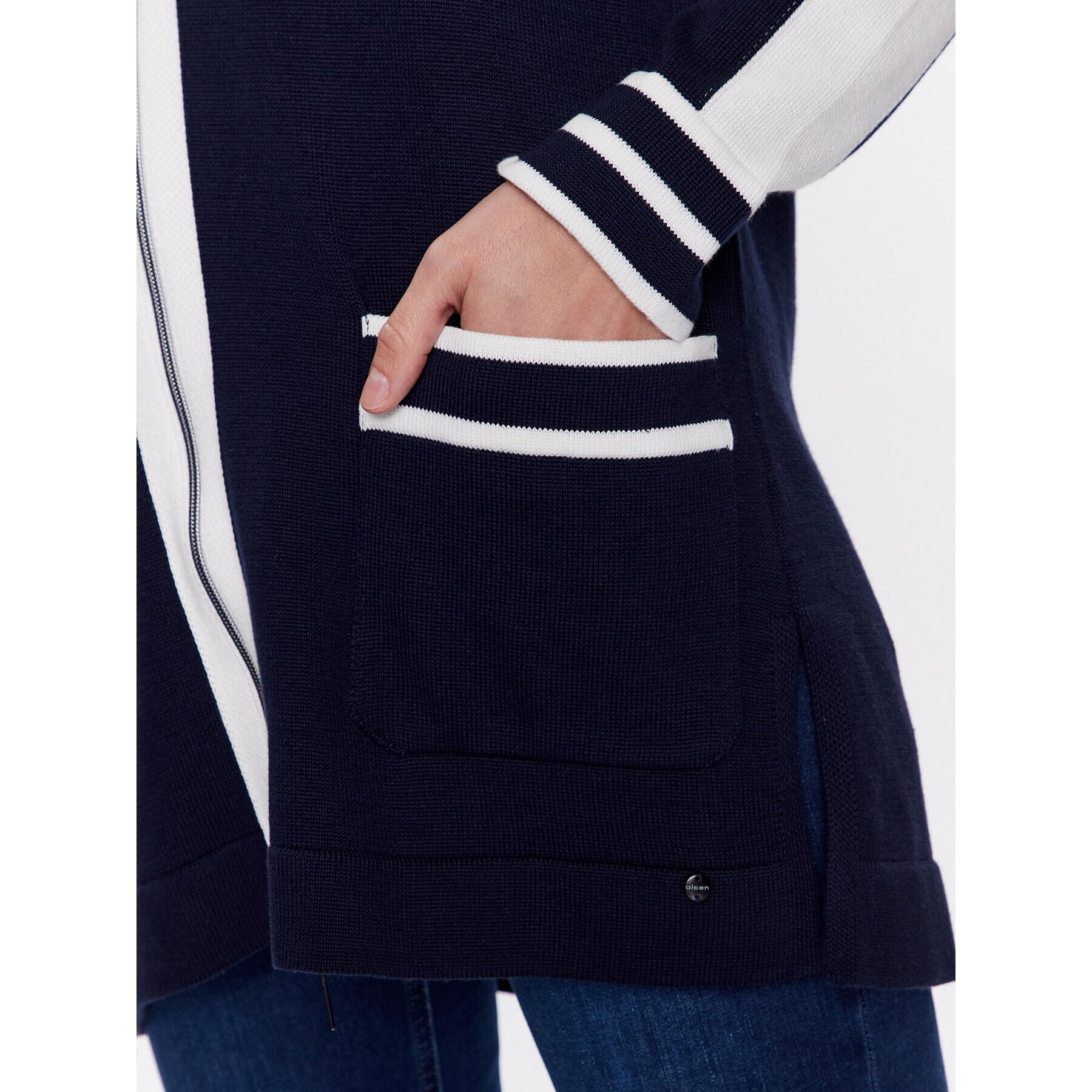 Olsen Кардиган 11003980 Тъмносин Regular Fit - Pepit.bg